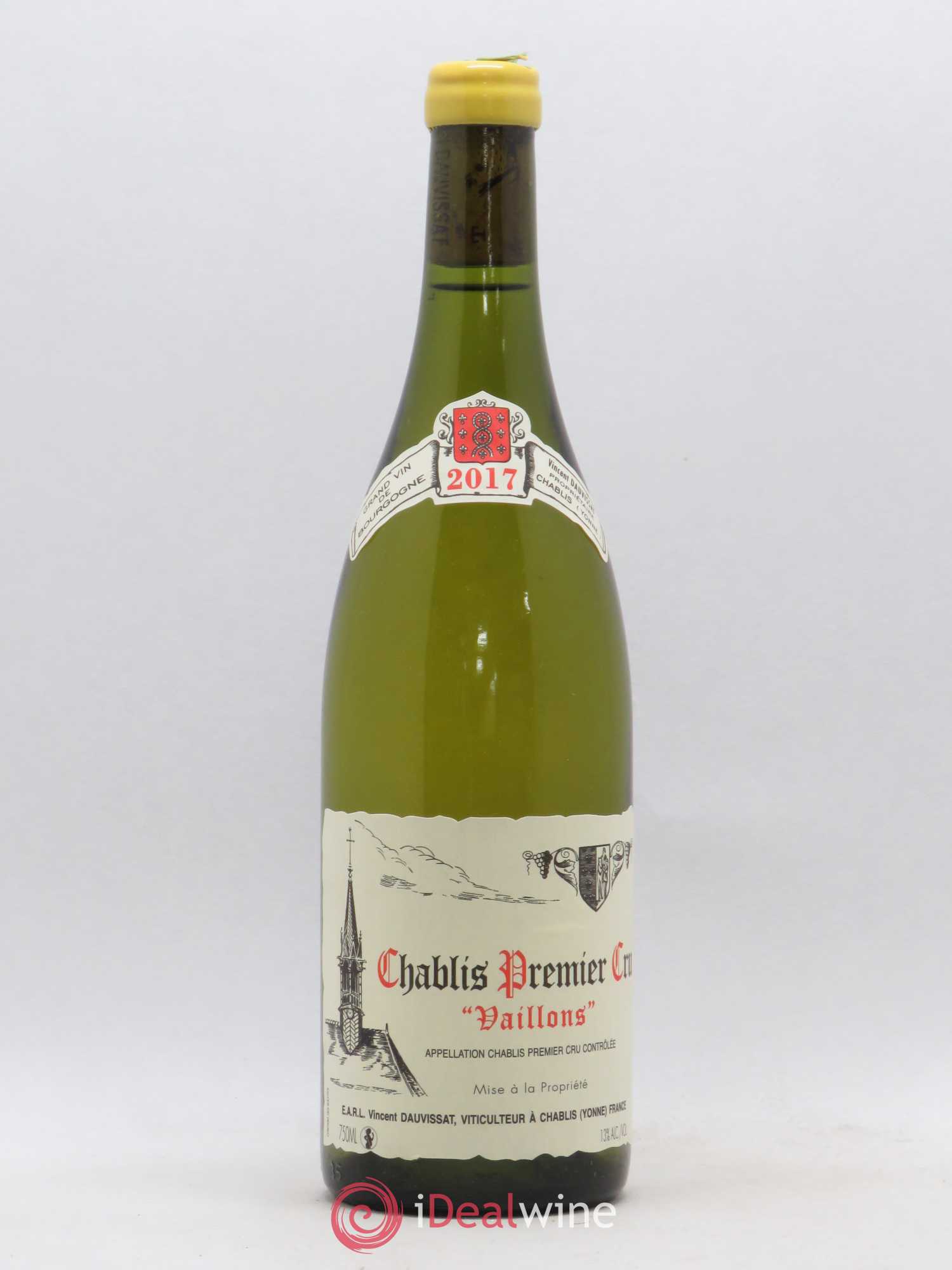 Chablis 1er Cru Vaillons Vincent Dauvissat (Domaine) 2017 - Lot de 1 bouteille - 0