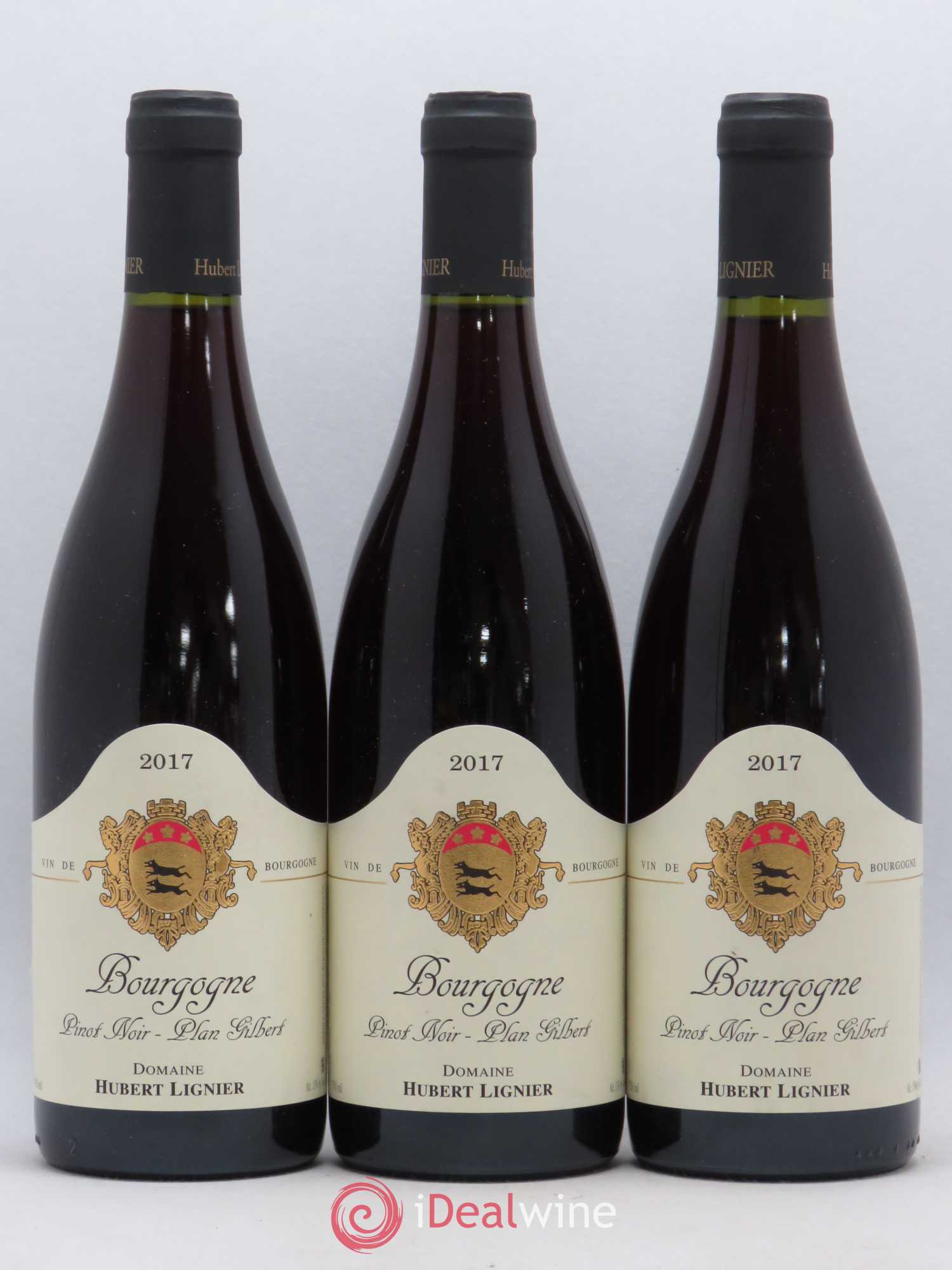 Bourgogne Pinot Noir - Plan Gilbert Hubert Lignier 2017 - Posten von 3 Flaschen - 0