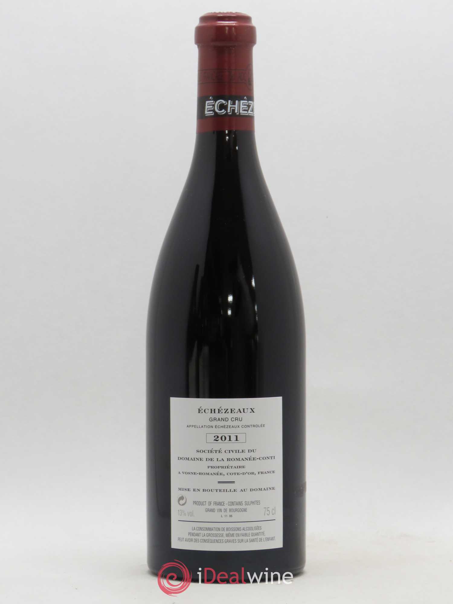 Echezeaux Grand Cru Domaine de la Romanée-Conti 2011 - Lot de 1 bouteille - 1