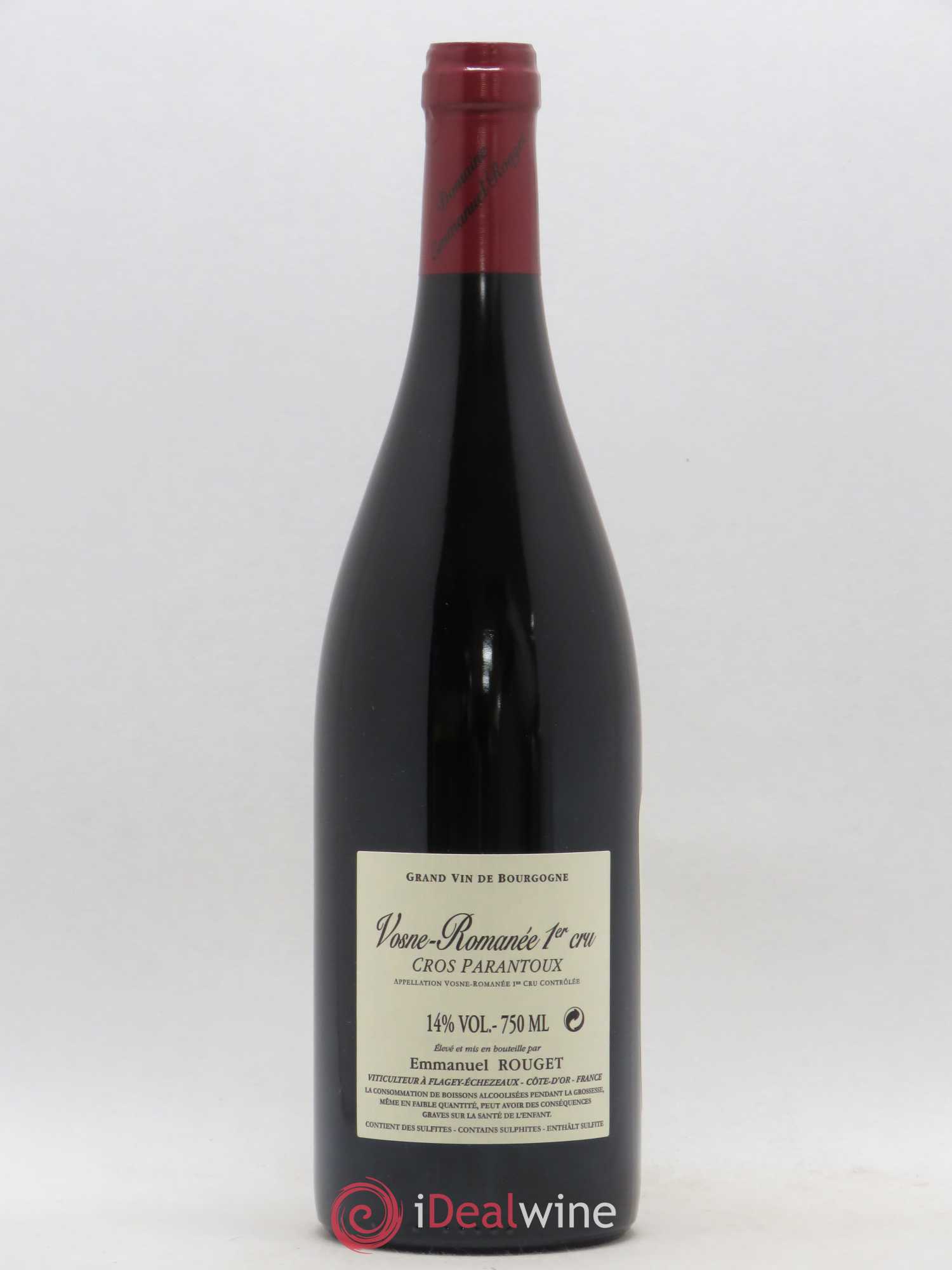 Vosne-Romanée 1er Cru Cros Parantoux Emmanuel Rouget 2017 - Posten von 1 Flasche - 1