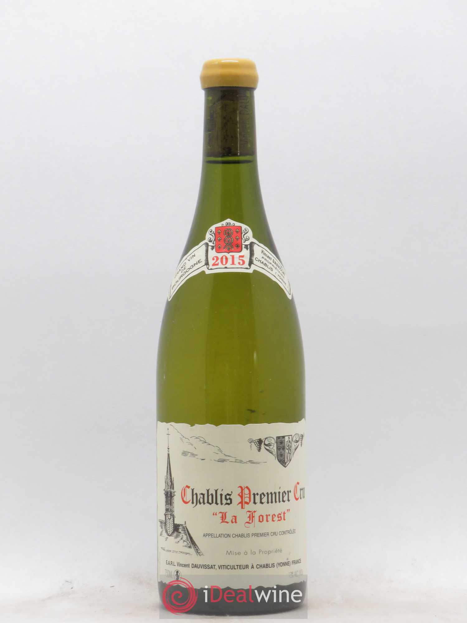 Chablis 1er Cru La Forest Vincent Dauvissat (Domaine) 2015 - Lot de 1 bouteille - 0