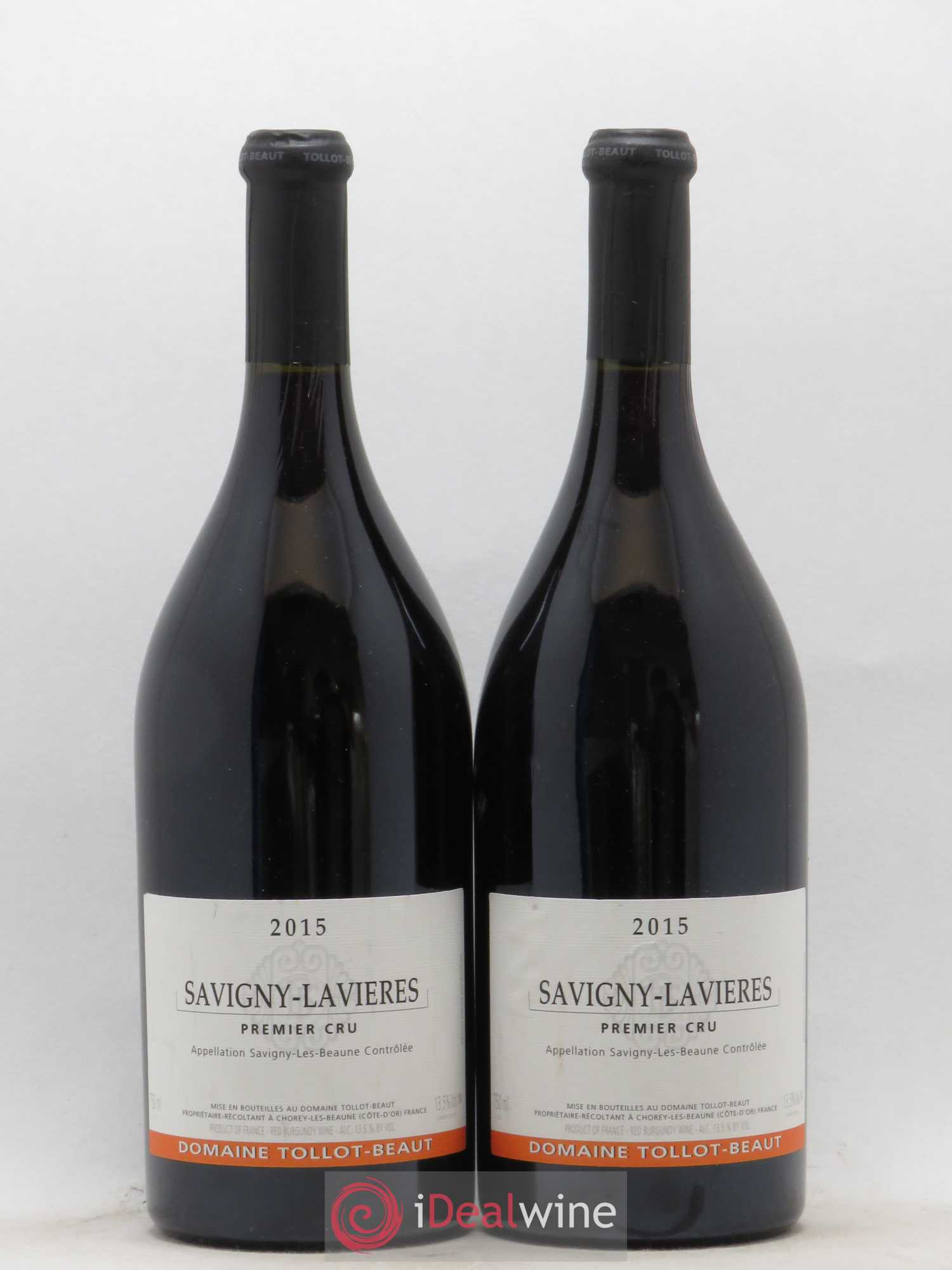 Savigny-lès-Beaune 1er Cru Les Lavières Tollot Beaut (Domaine) 2015 - Lot de 2 bouteilles - 0
