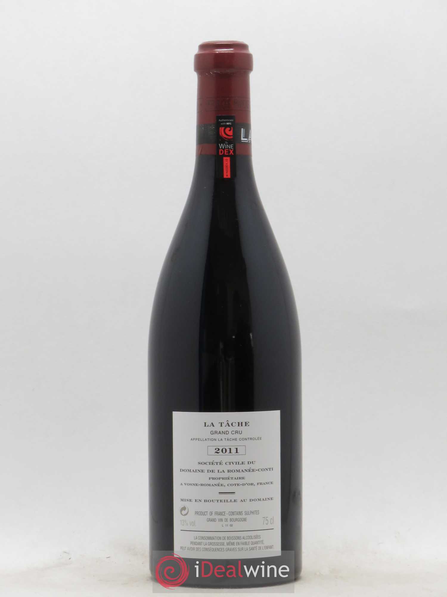 La Tâche Grand Cru Domaine de la Romanée-Conti 2011 - Lot de 1 bouteille - 1