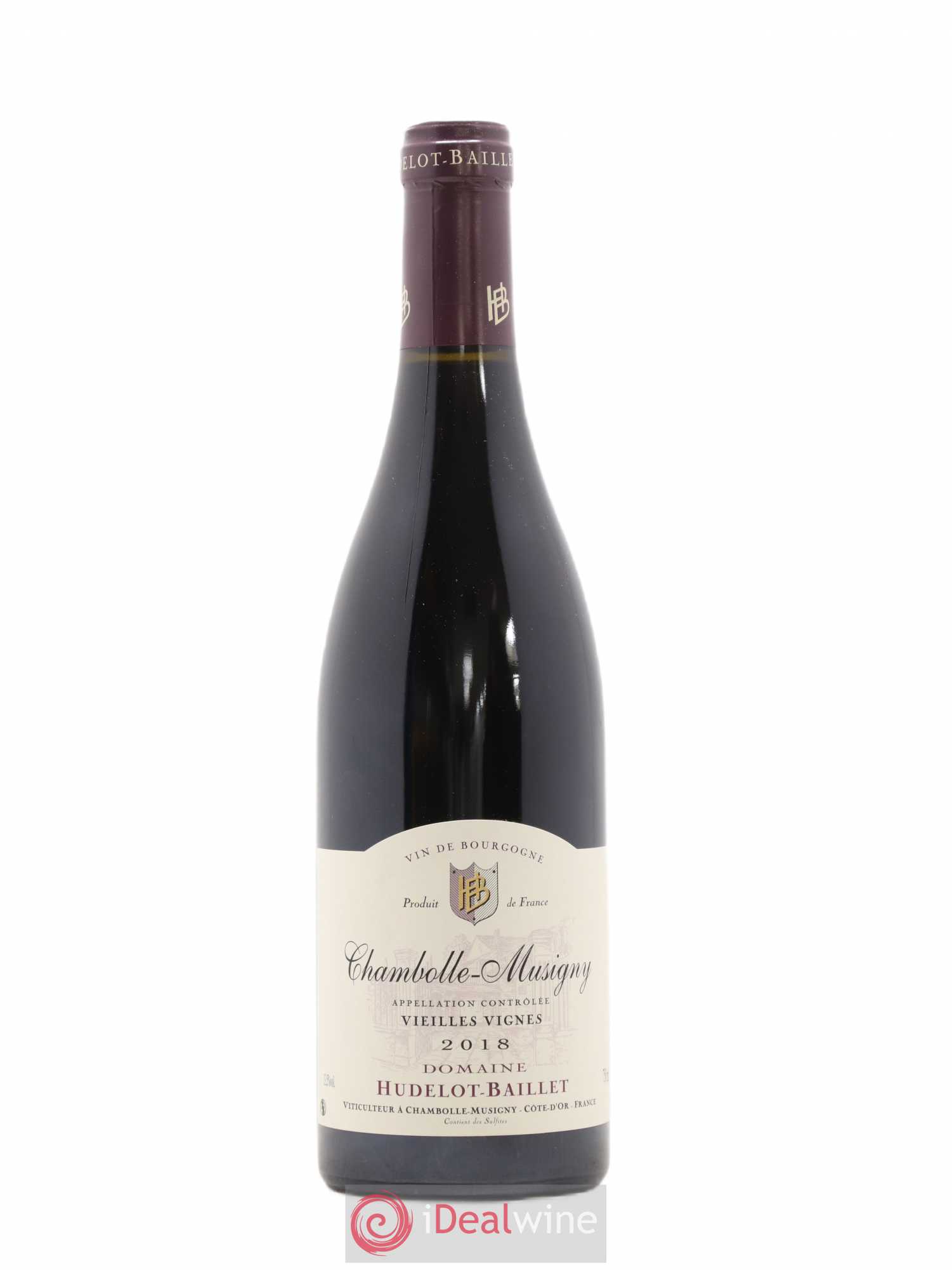 Chambolle-Musigny Vieilles Vignes Hudelot Baillet 2018 - Posten von 1 Flasche - 0