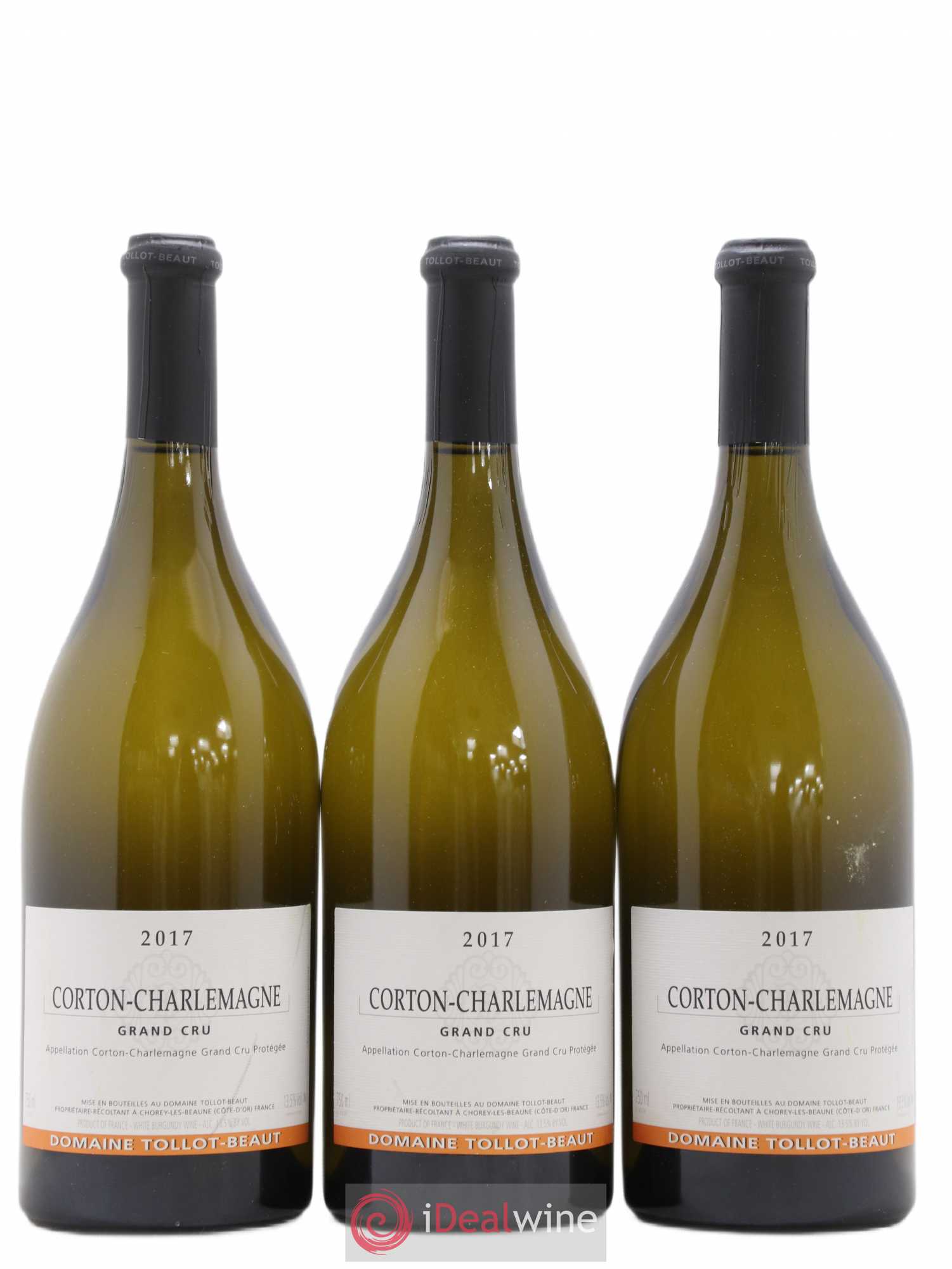 Corton-Charlemagne Grand Cru Tollot Beaut (Domaine) 2017 - Lot de 3 bouteilles - 0