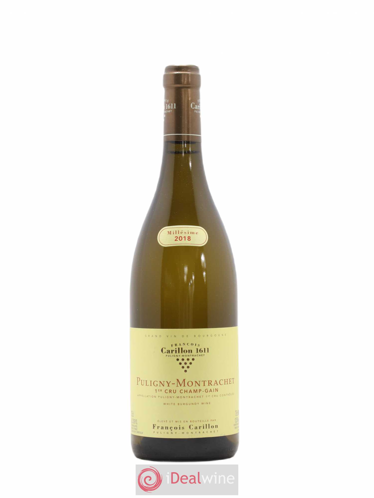 Puligny-Montrachet 1er Cru Champ-Gain François Carillon 2018 - Lot de 1 bouteille - 0