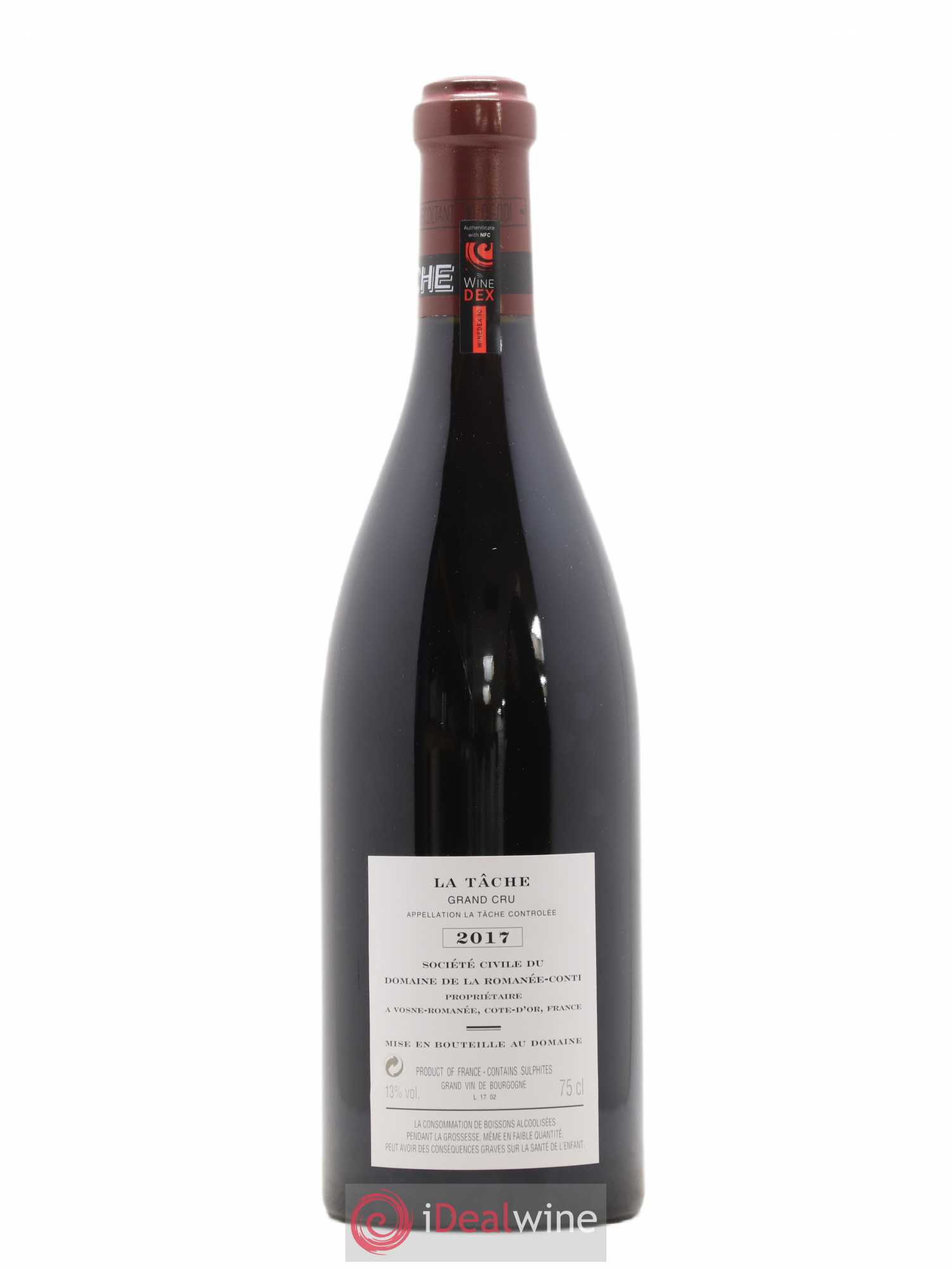 La Tâche Grand Cru Domaine de la Romanée-Conti 2017 - Lot de 1 bouteille - 1