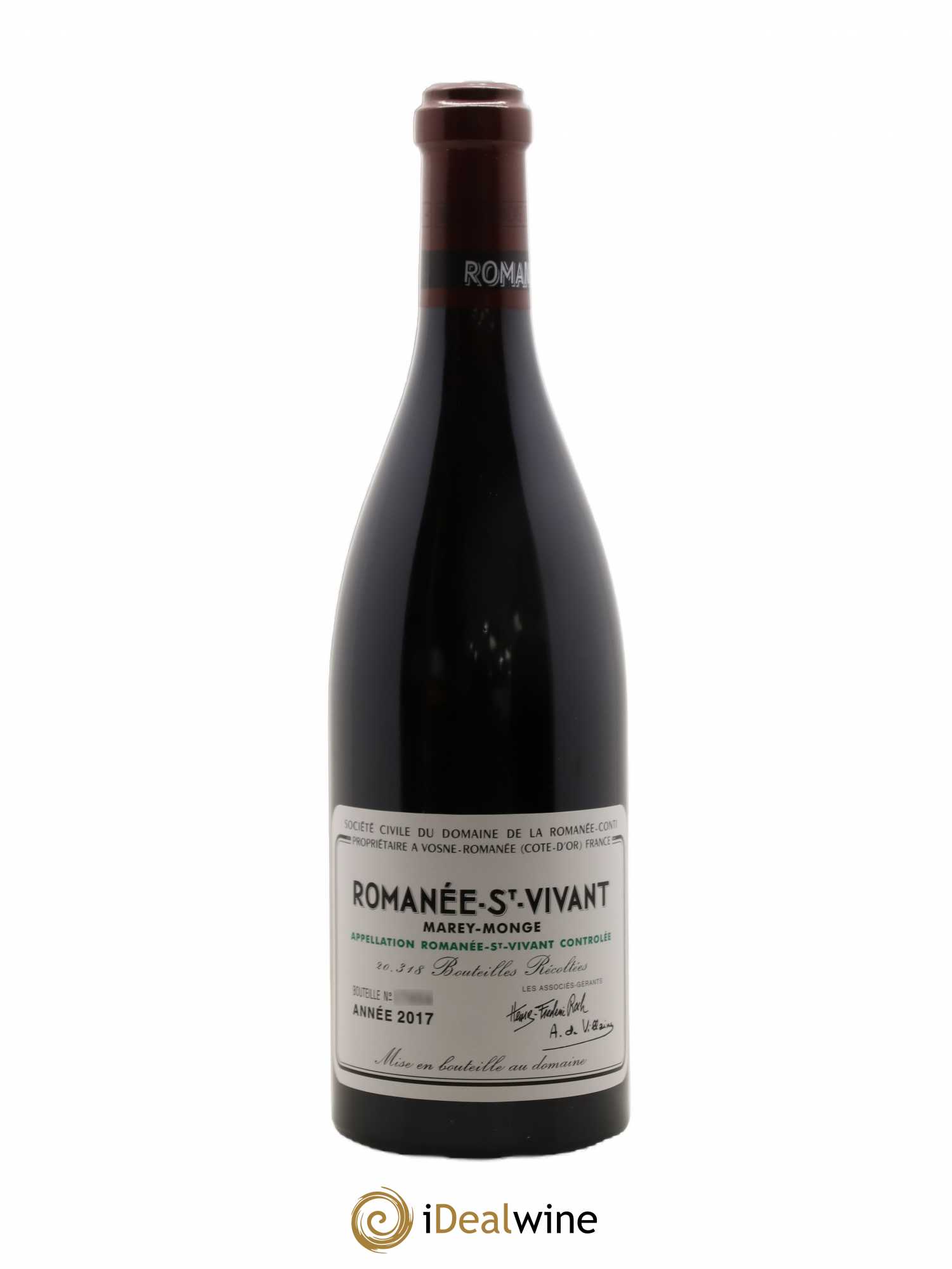 Romanée-Saint-Vivant Grand Cru Domaine de la Romanée-Conti 2017 - Lot de 1 bouteille - 0