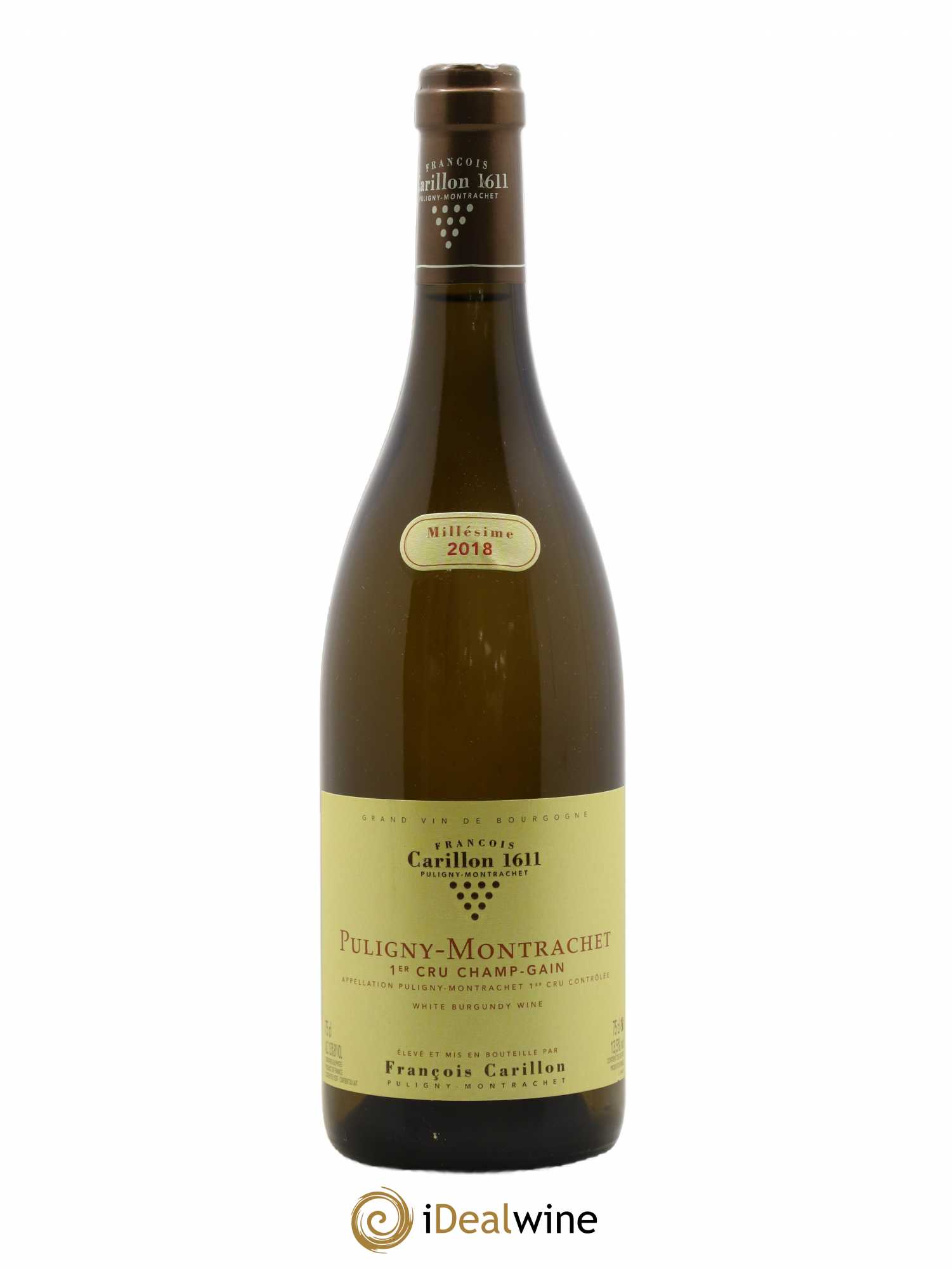 Puligny-Montrachet 1er Cru Champ-Gain François Carillon 2018 - Lot de 1 bouteille - 0