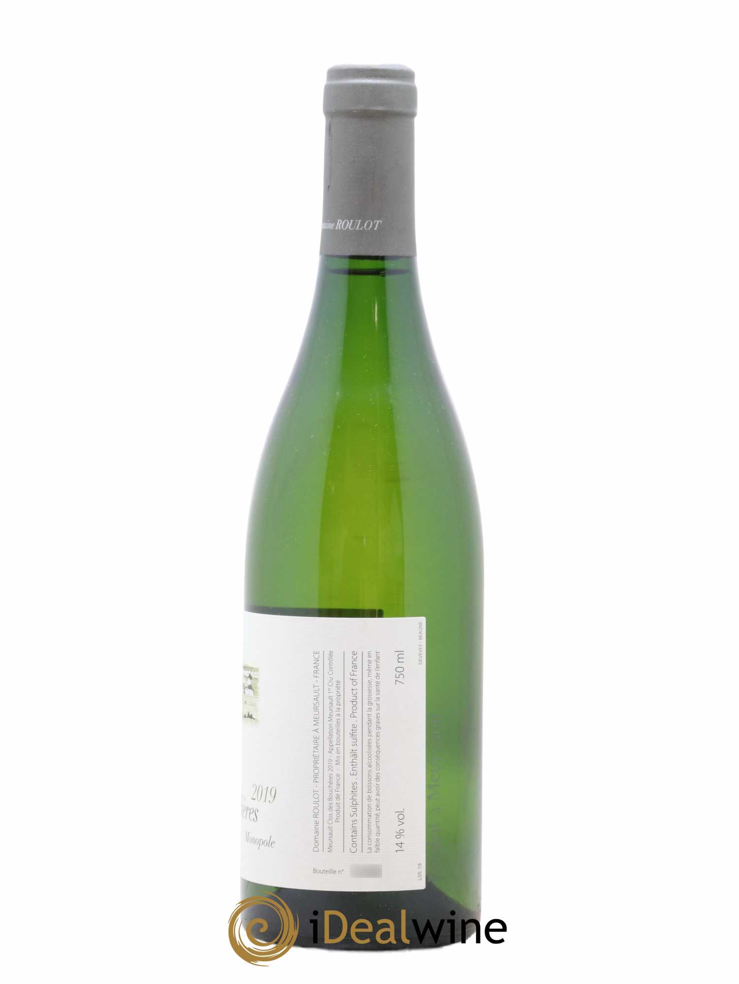 Meursault 1er Cru Clos des Bouchères  Roulot (Domaine) 2019 - Lot de 1 bouteille - 1