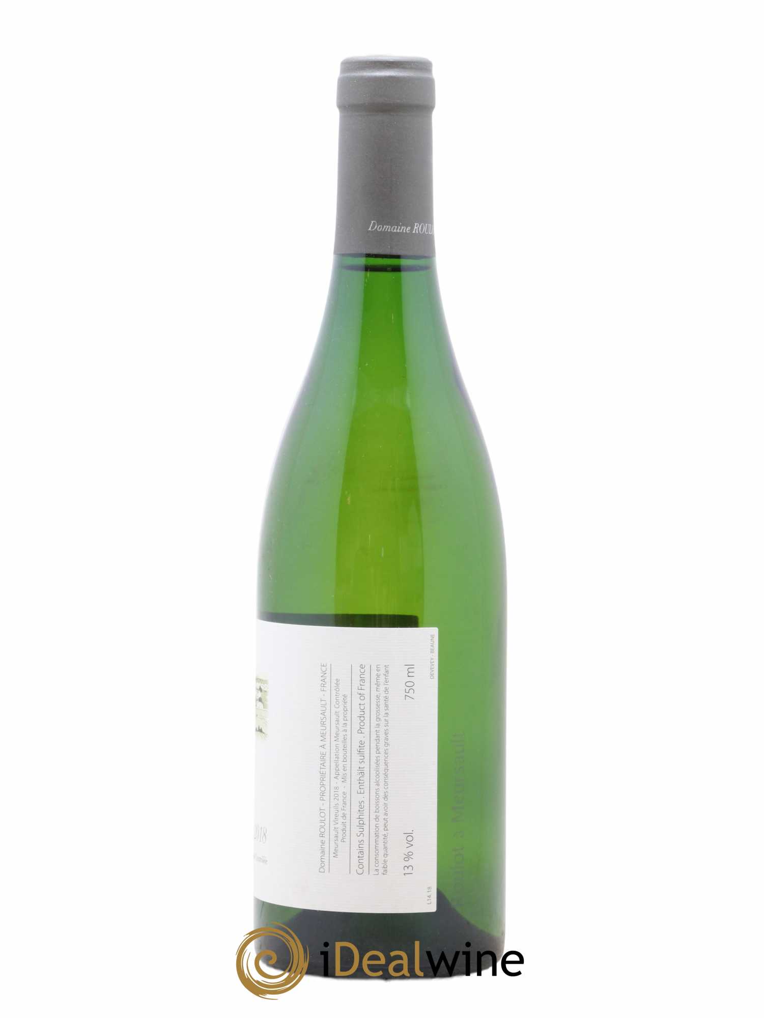 Meursault Les Vireuils Roulot (Domaine) 2018 - Lot de 1 bouteille - 1
