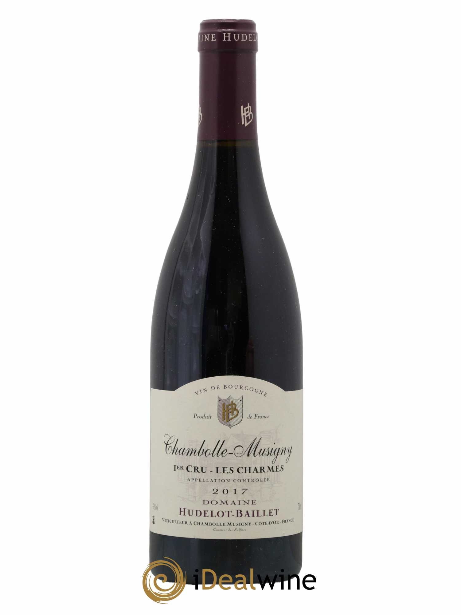 Chambolle-Musigny 1er Cru Les Charmes Hudelot-Baillet 2017 - Lot de 1 bouteille - 0