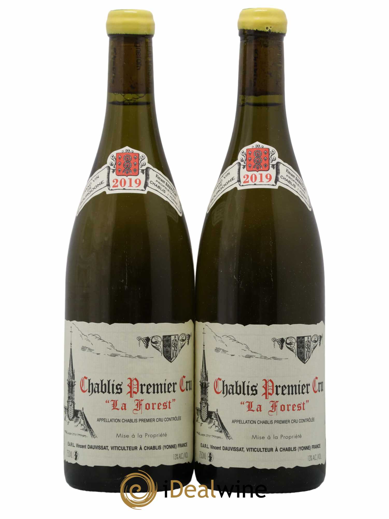 Chablis 1er Cru La Forest Vincent Dauvissat (Domaine) 2019 - Lot de 2 bouteilles - 0