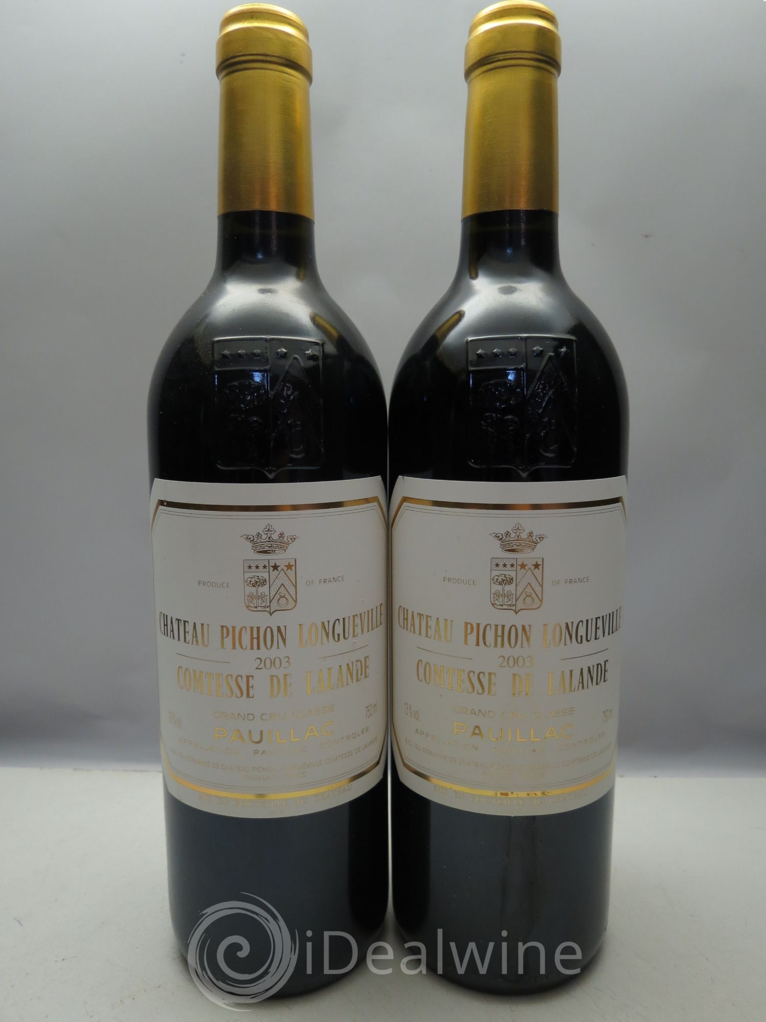 Château Pichon Longueville Comtesse de Lalande 2ème Grand Cru Classé 2003 - Lot de 12 bouteilles - 3