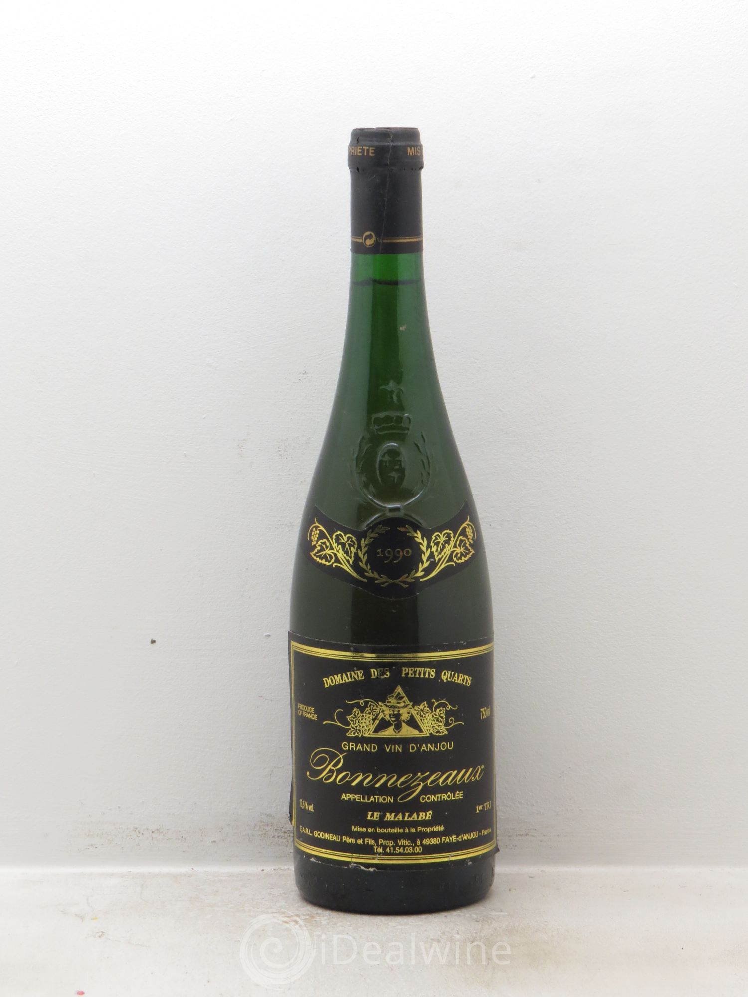 Bonnezeaux Le Malabé Domaine des Petits Quarts 1990 - Lotto di 1 bottiglia - 0