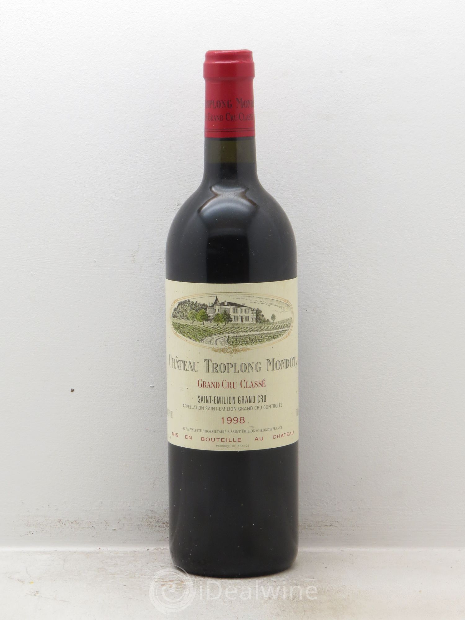 Château Troplong Mondot 1er Grand Cru Classé B 1998 - Lot de 6 bouteilles - 0