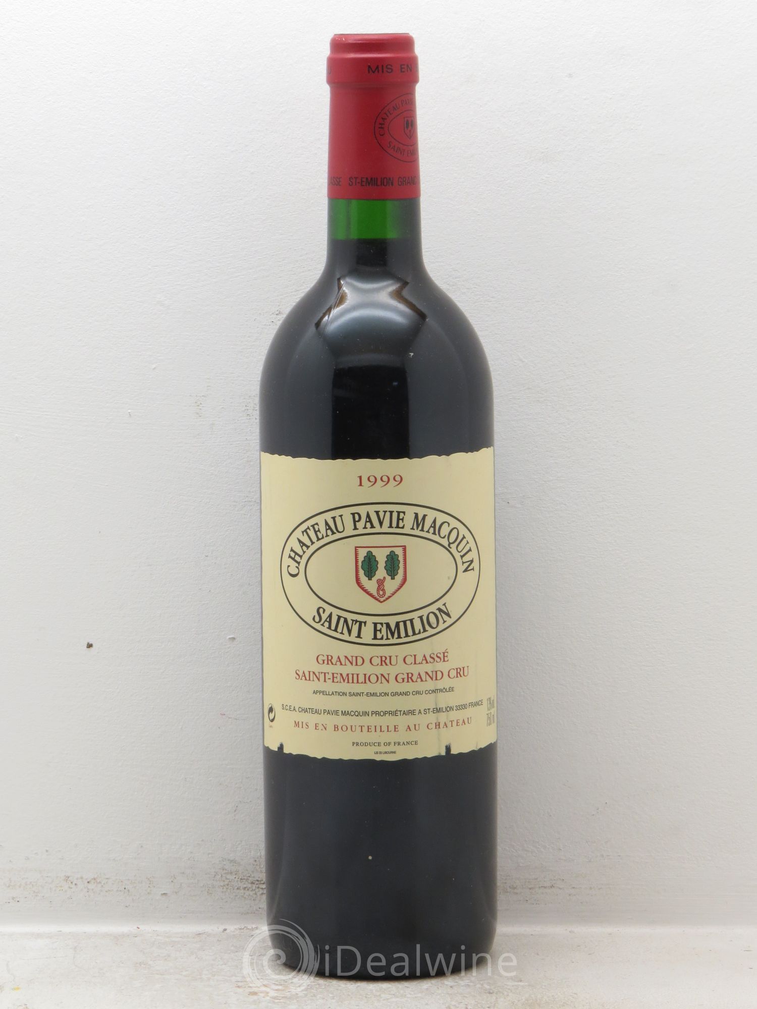 Château Pavie Macquin 1er Grand Cru Classé B 1999 - Lot de 6 bouteilles - 0