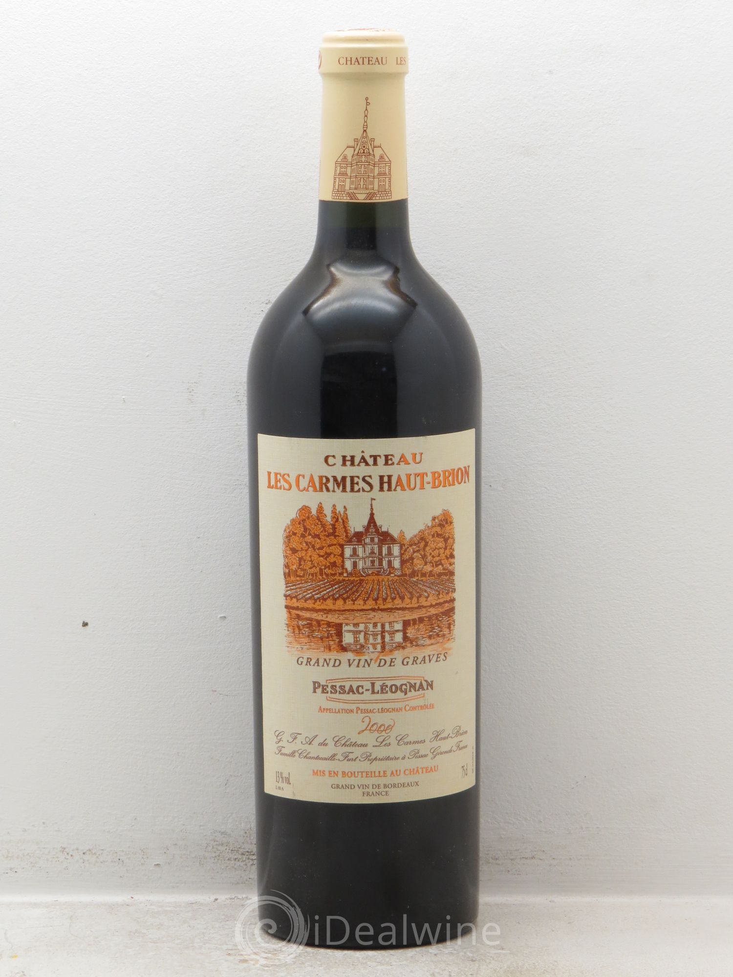 Château Les Carmes Haut-Brion 2000 - Lot de 1 bouteille - 0