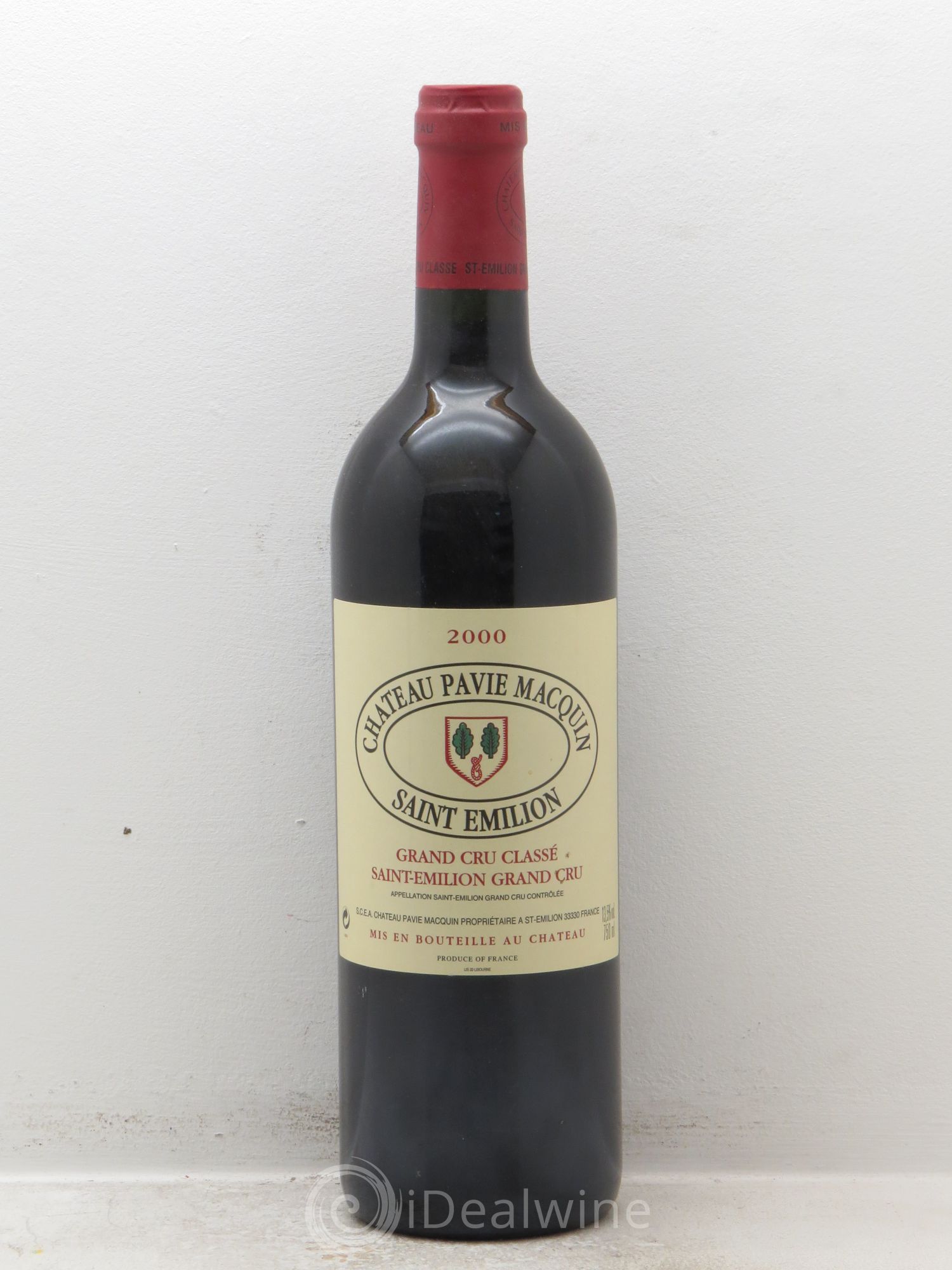 Château Pavie Macquin 1er Grand Cru Classé B 2000 - Lot de 6 bouteilles - 0
