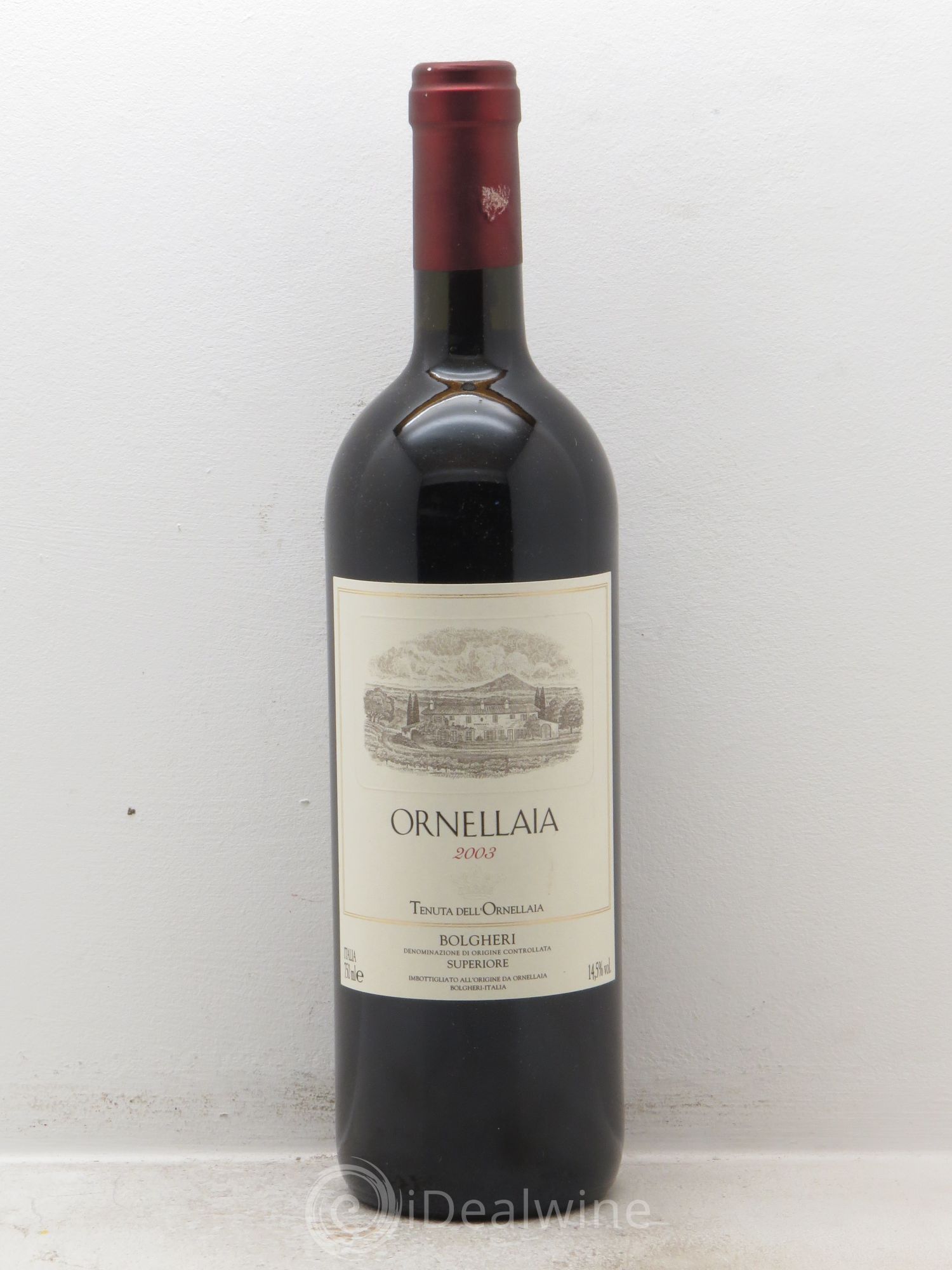 Bolgheri DOC Superiore Ornellaia Tenuta Dell'Ornellaia - Frescobaldi 2003 - Lot de 6 bouteilles - 0