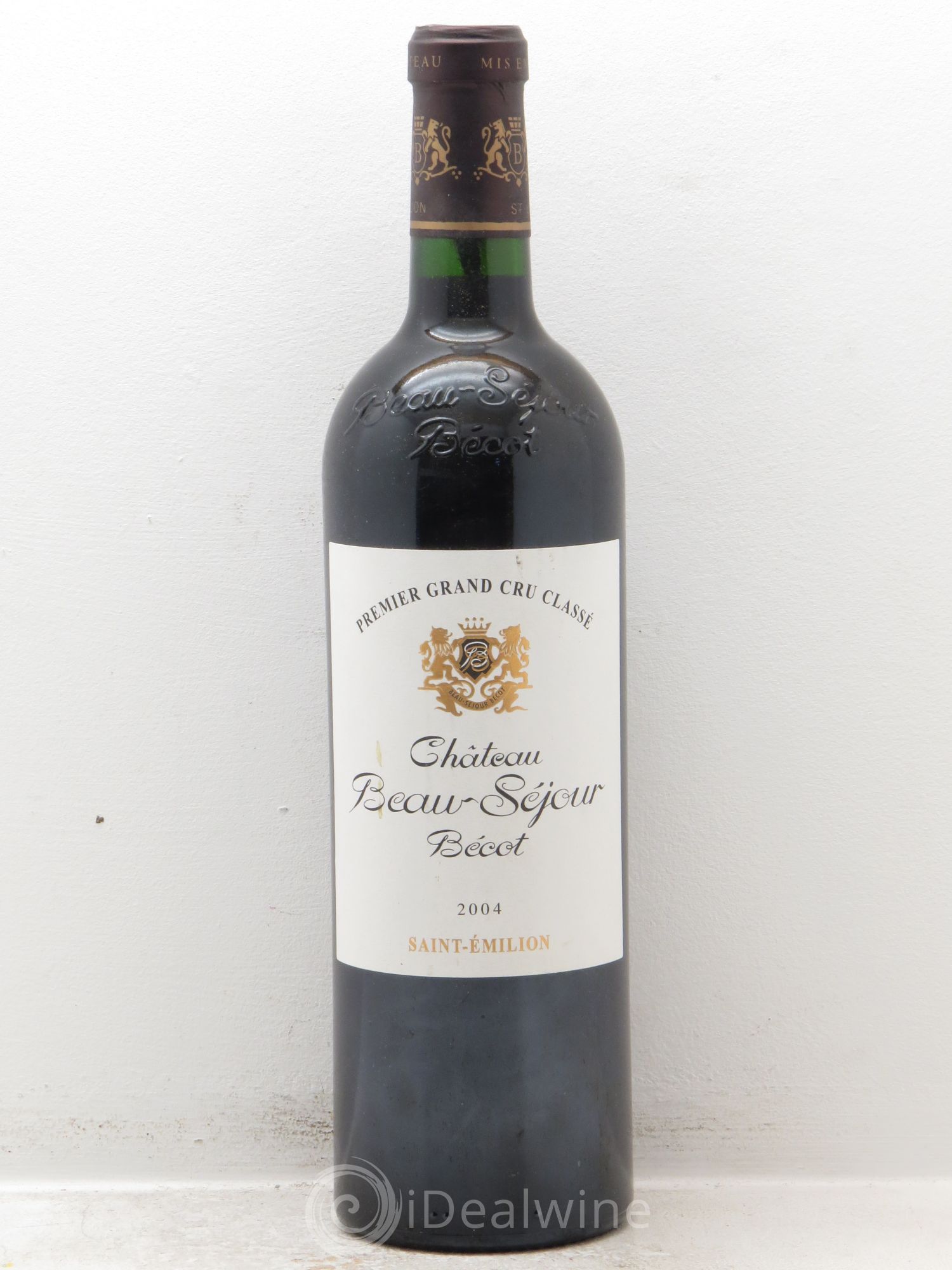 Château Beau-Séjour Bécot 1er Grand Cru Classé B 2004 - Lot de 1 bouteille - 0