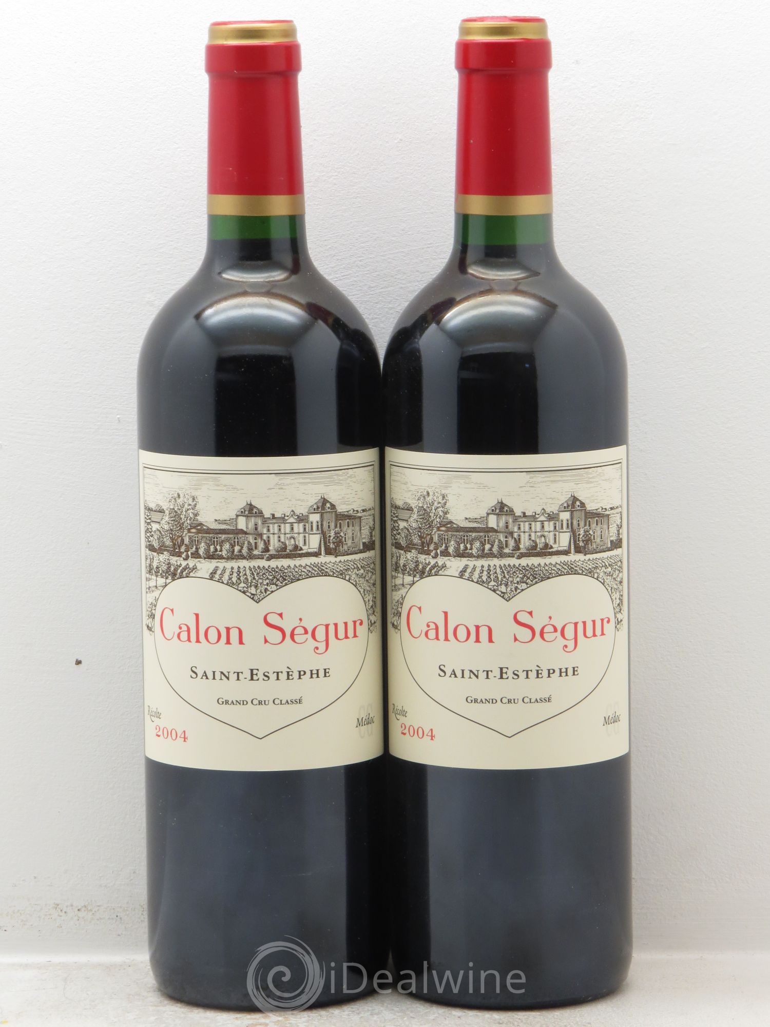 Château Calon Ségur 3ème Grand Cru Classé 2004 - Lot de 2 bouteilles - 0