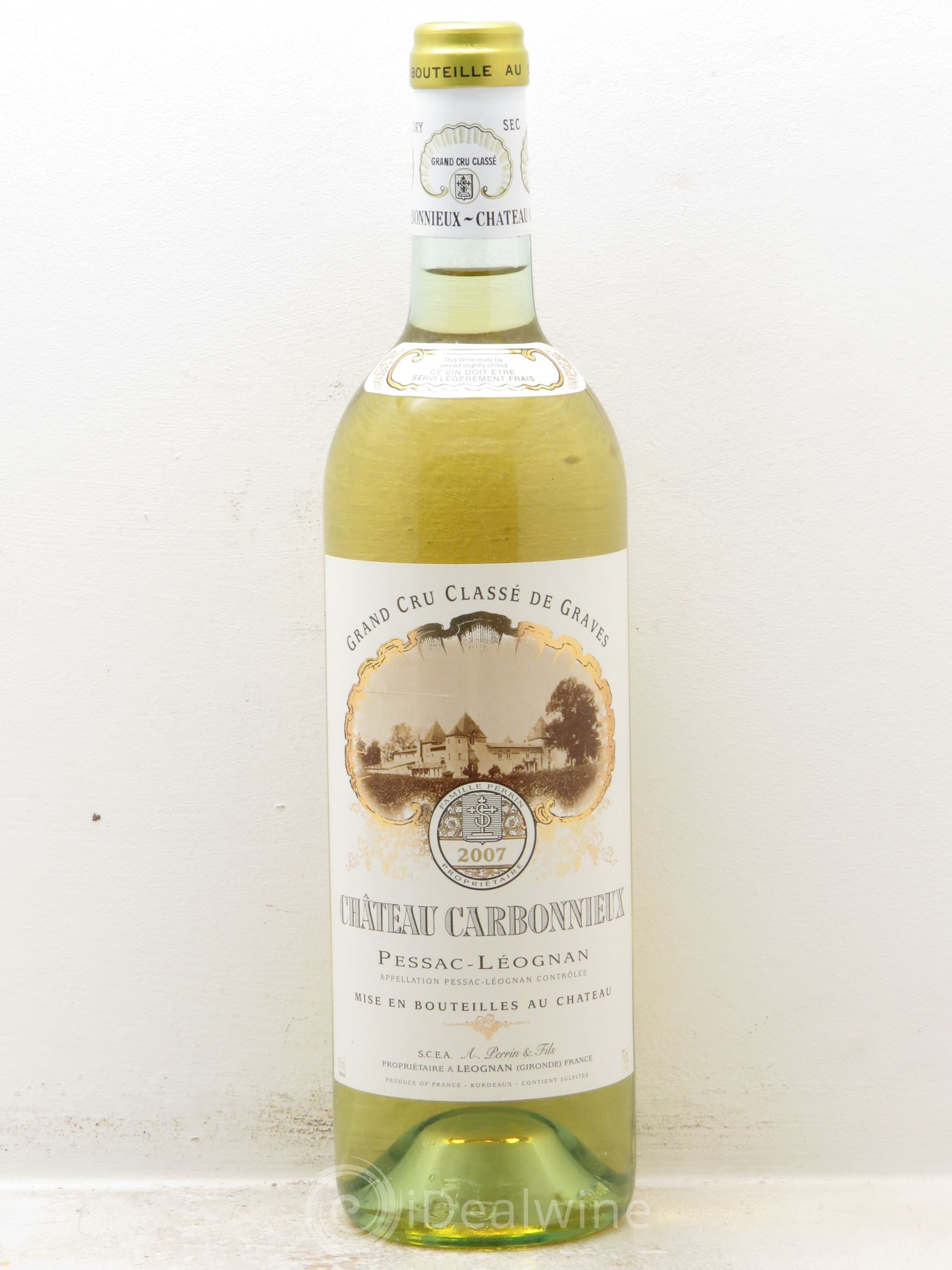 Château Carbonnieux Cru Classé de Graves 2007 - Lot de 6 bouteilles - 0