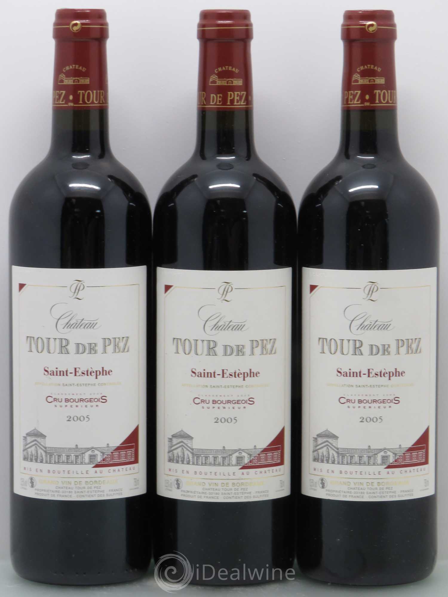 Château Tour de Pez Cru Bourgeois 2005 - Lot de 6 bouteilles - 1