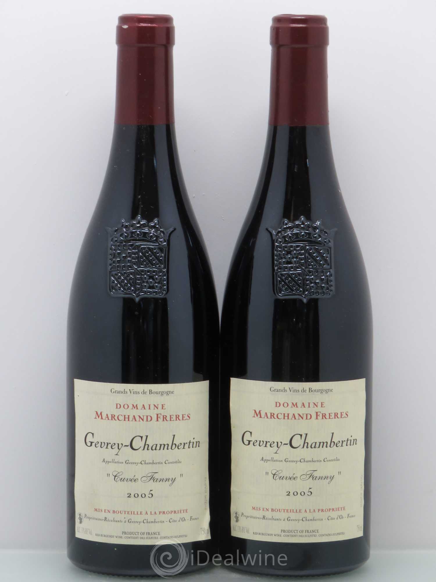 Gevrey-Chambertin Cuvee Fanny Marchand Denis 2005 - Posten von 2 Flaschen - 0