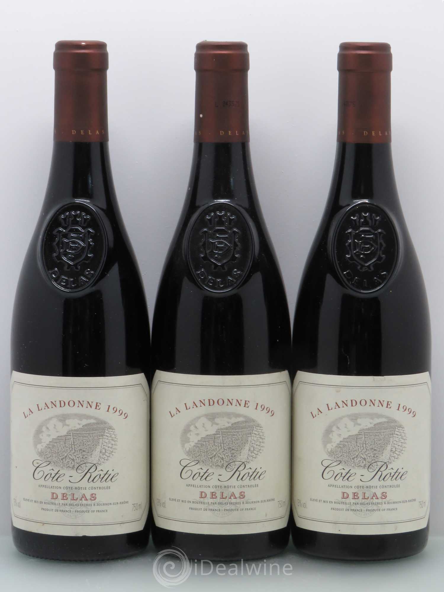 Côte-Rôtie La Landonne Delas Frères 1999 - Lot de 3 bouteilles - 0