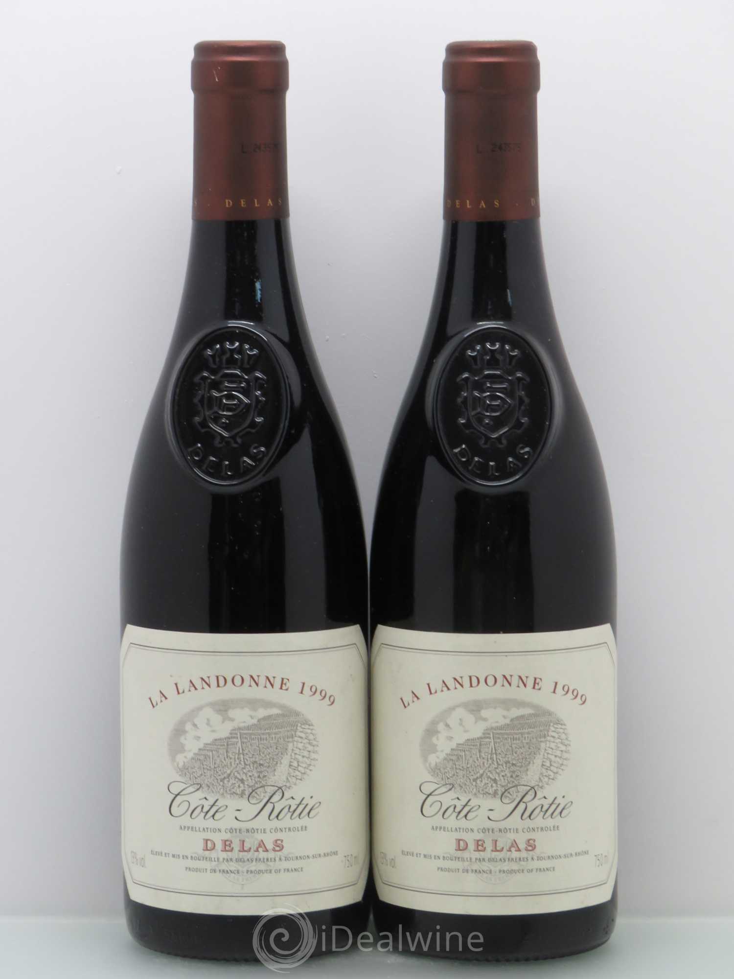 Côte-Rôtie La Landonne Delas Frères 1999 - Lot de 2 bouteilles - 0