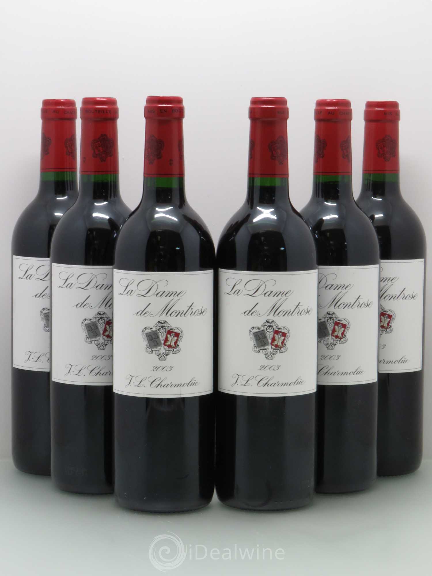 La Dame de Montrose Second Vin 2003 - Lot de 6 bouteilles - 0