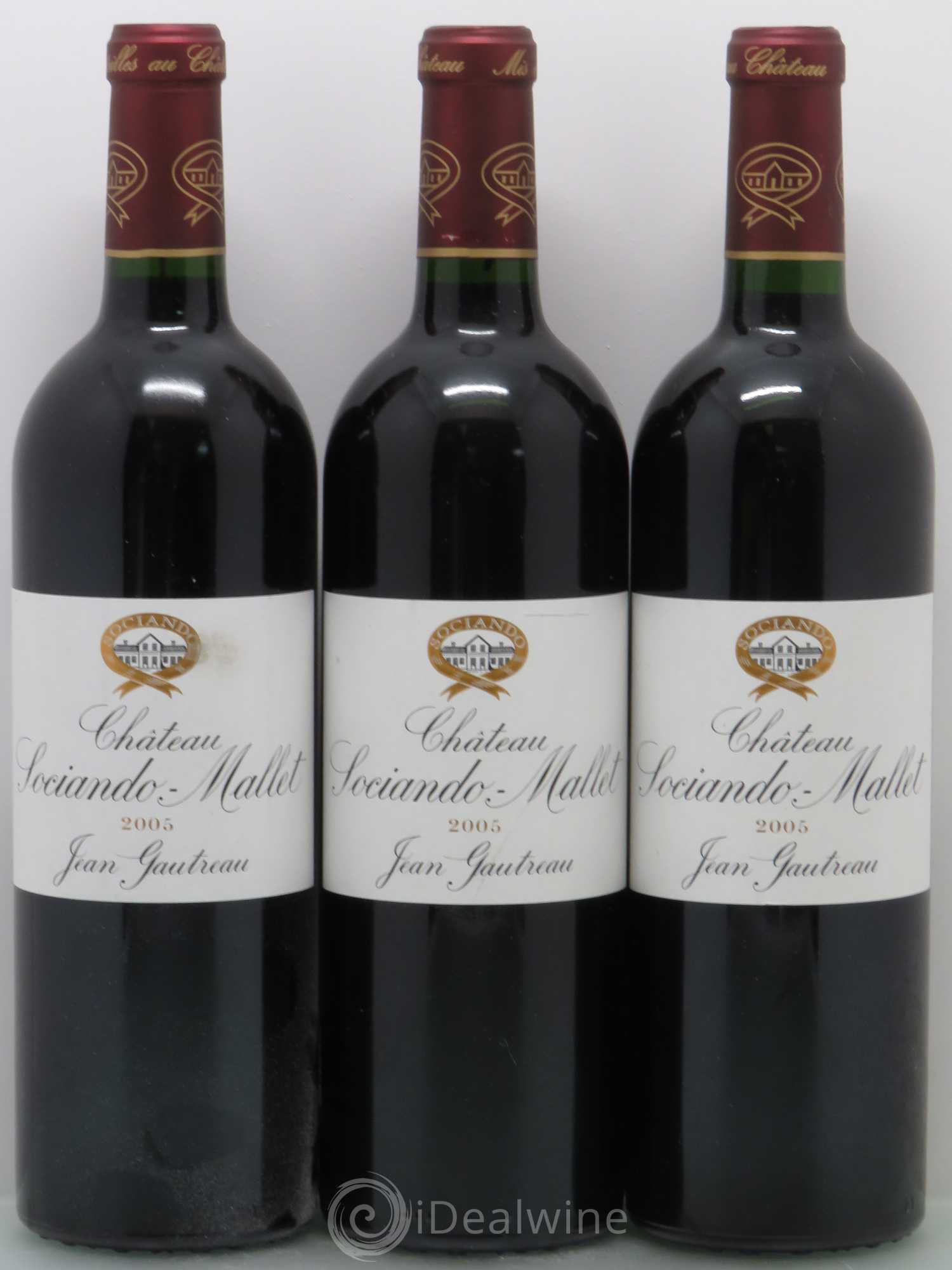 Château Sociando Mallet 2005 - Lot de 6 bouteilles - 1