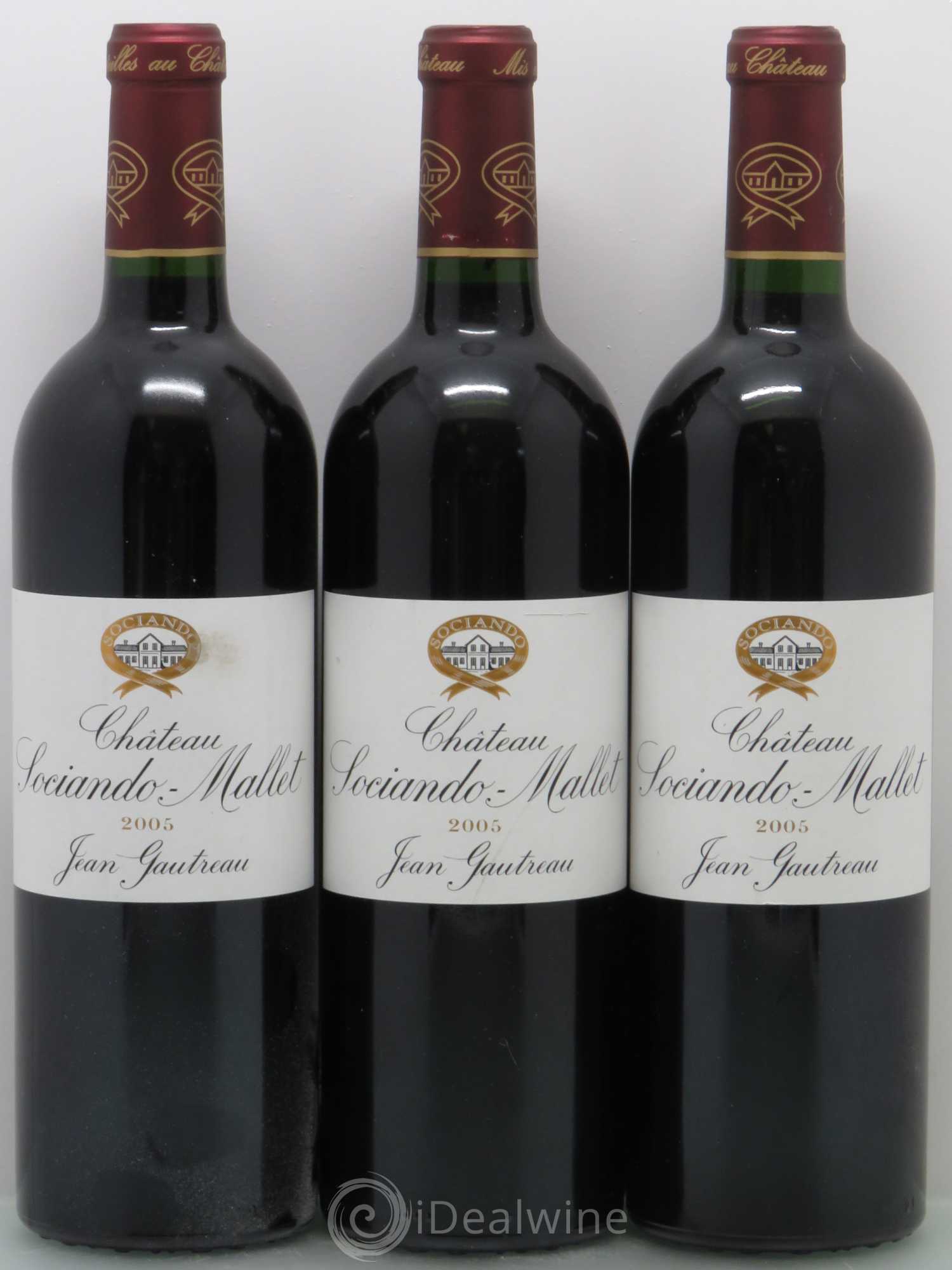 Château Sociando Mallet 2005 - Lot de 6 bouteilles - 2