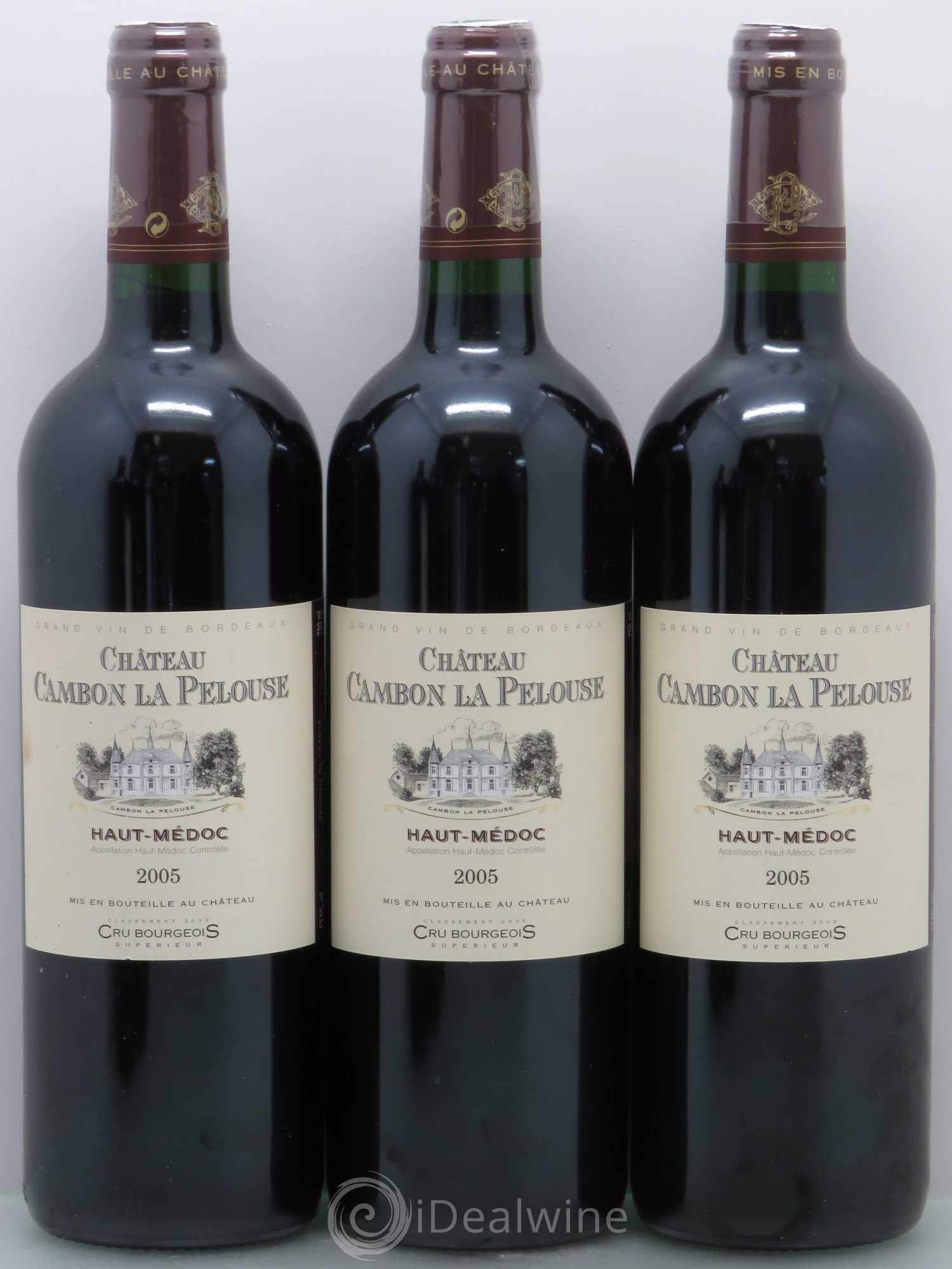 Château Cambon la Pelouse Cru Bourgeois 2005 - Lot de 6 bouteilles - 1