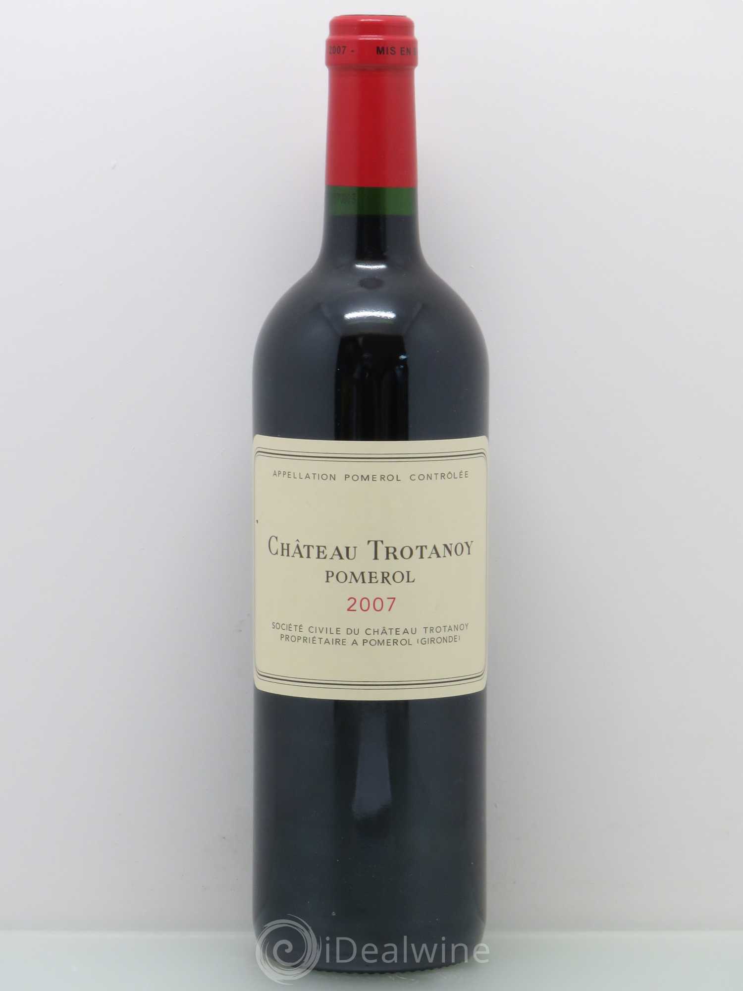 Château Trotanoy 2007 - Lot de 1 bouteille - 0