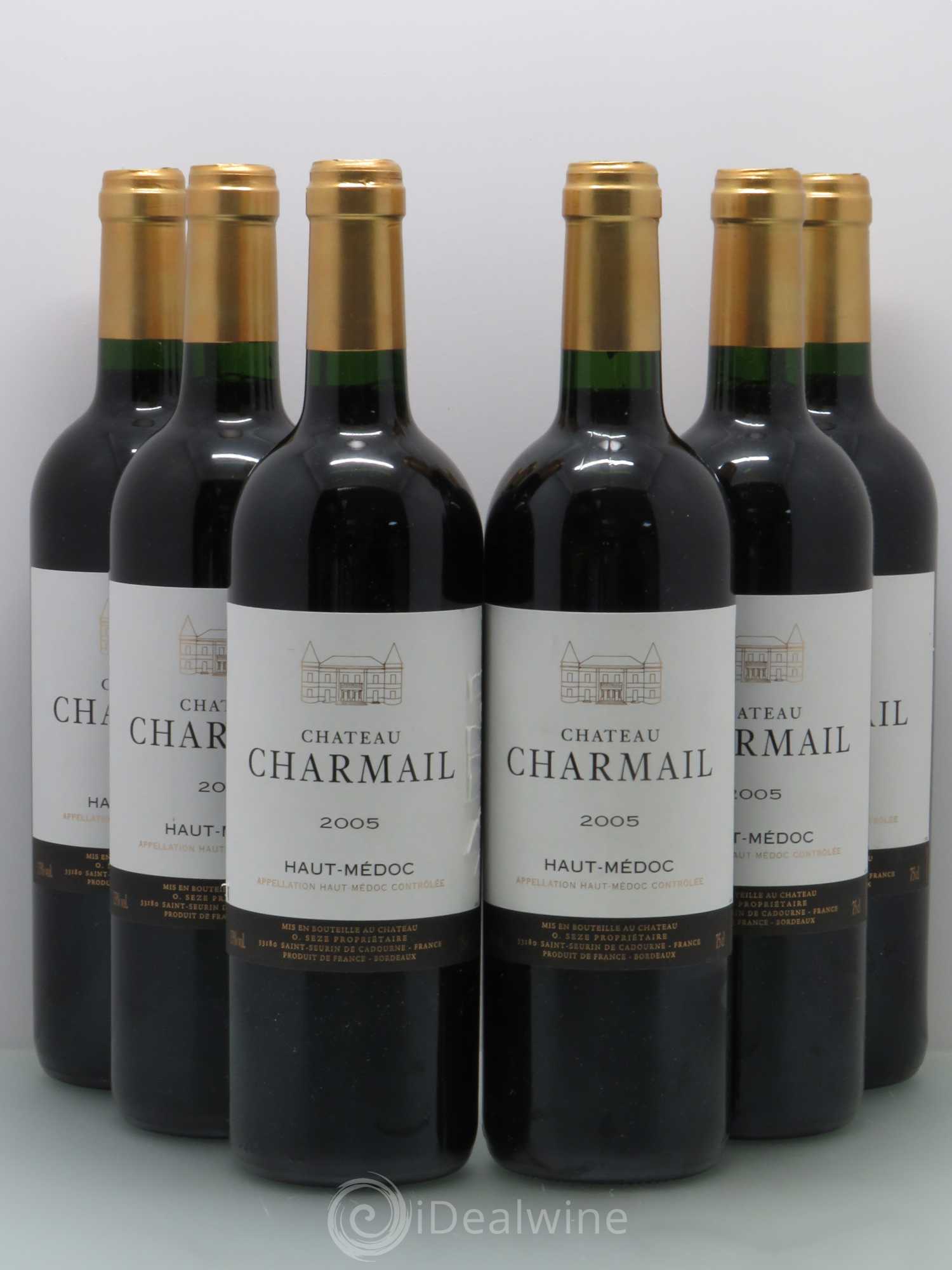 Château Charmail Cru Bourgeois 2005 - Lot de 6 bouteilles - 0