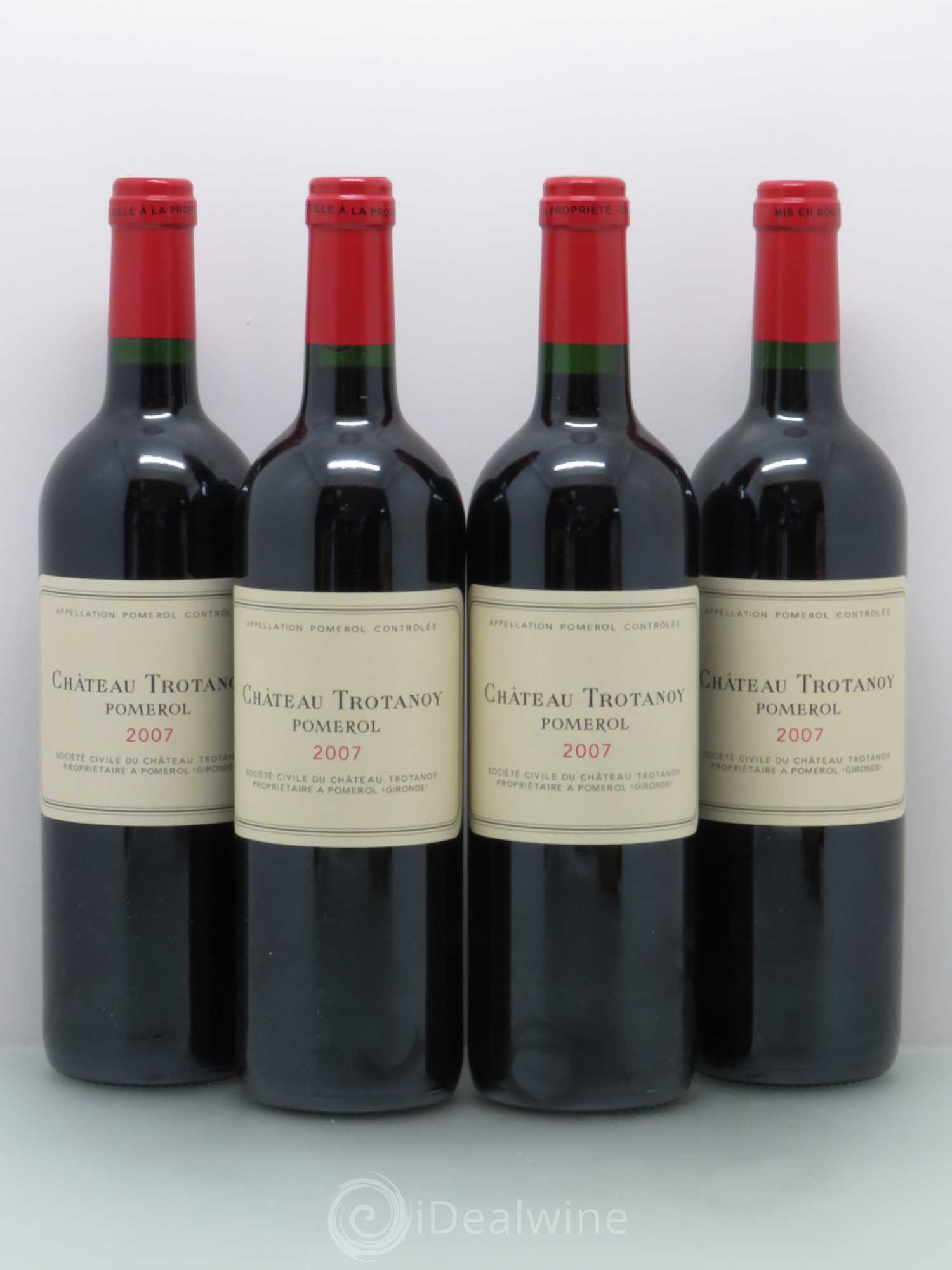 Château Trotanoy 2007 - Lot de 4 bouteilles - 0