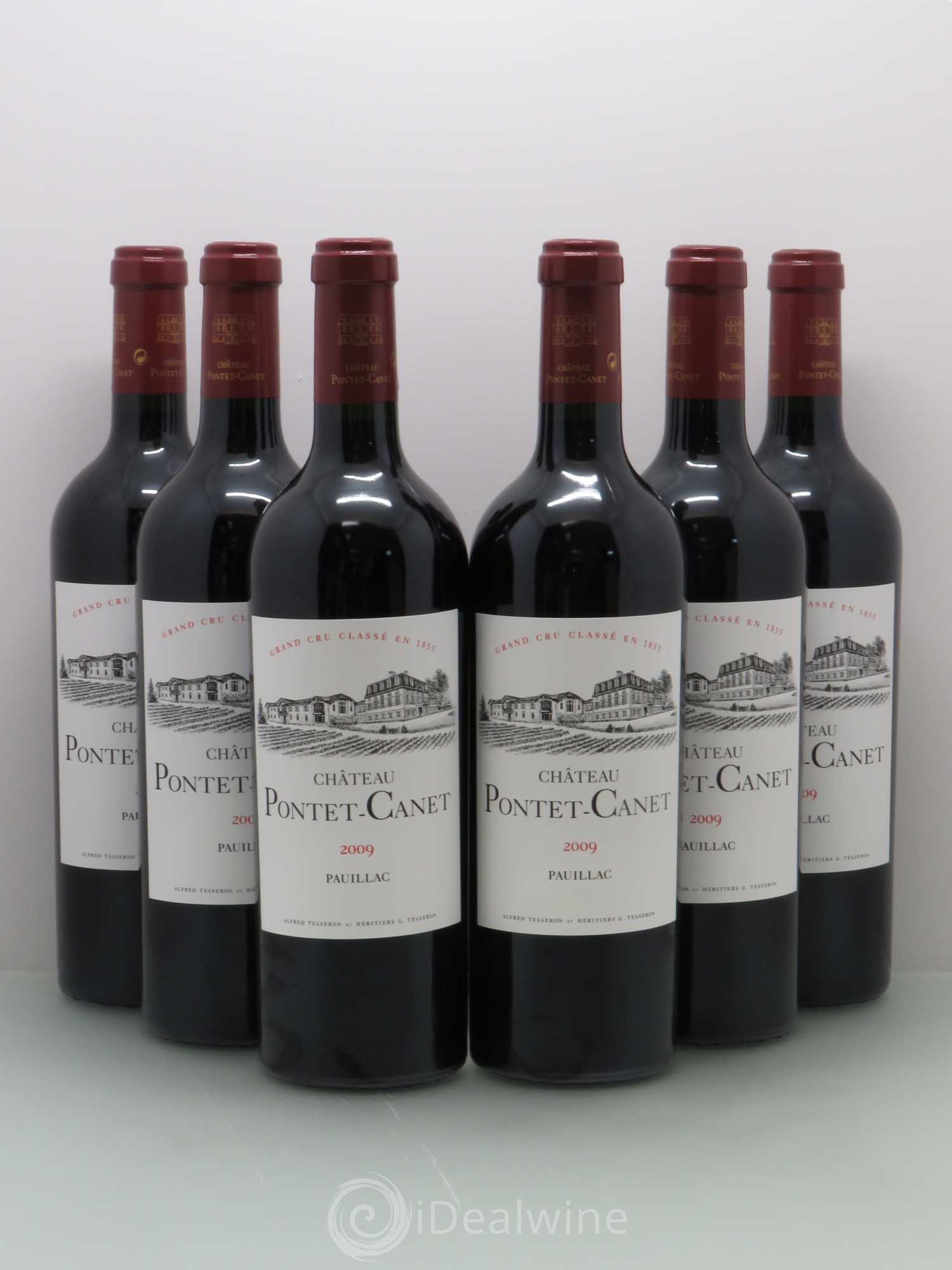 Château Pontet Canet 5ème Grand Cru Classé 2009 - Lot de 6 bouteilles - 0