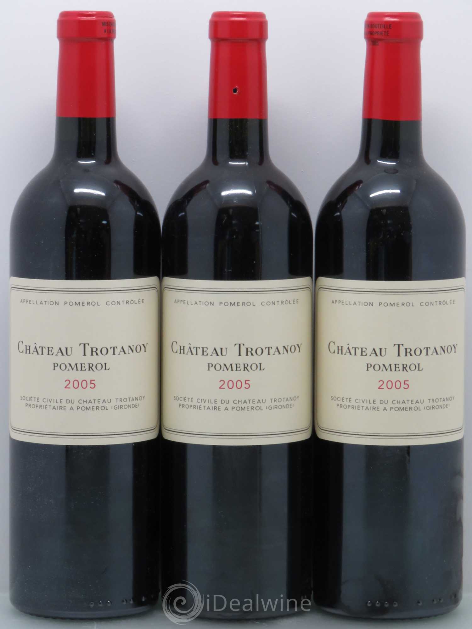 Château Trotanoy 2005 - Lot de 3 bouteilles - 0