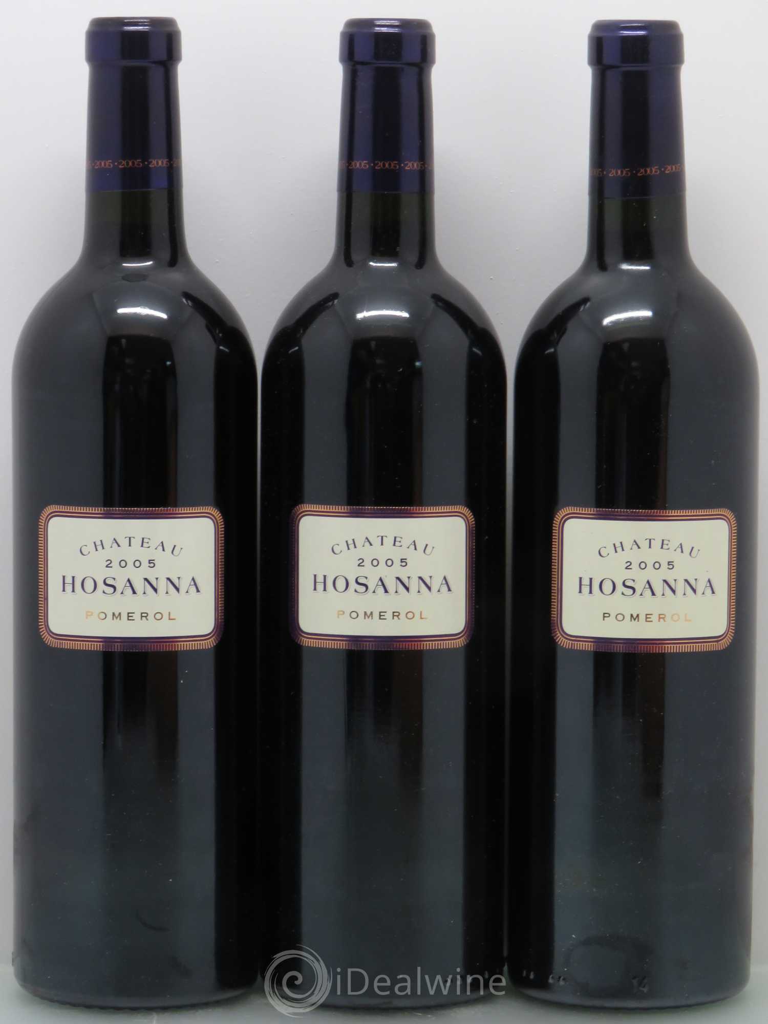 Château Hosanna 2005 - Lot de 3 bouteilles - 0