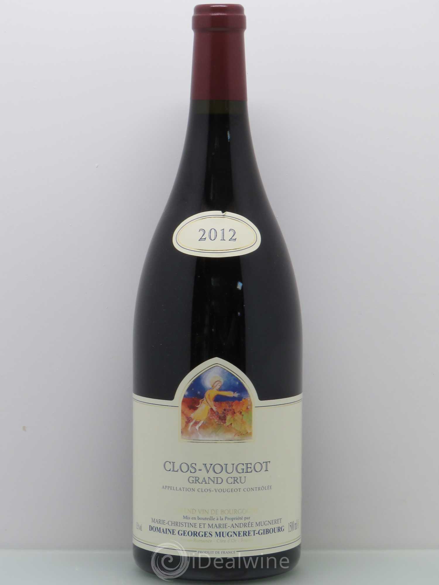 Clos de Vougeot Grand Cru Mugneret-Gibourg (Domaine) 2012 - Lot de 1 magnum - 0
