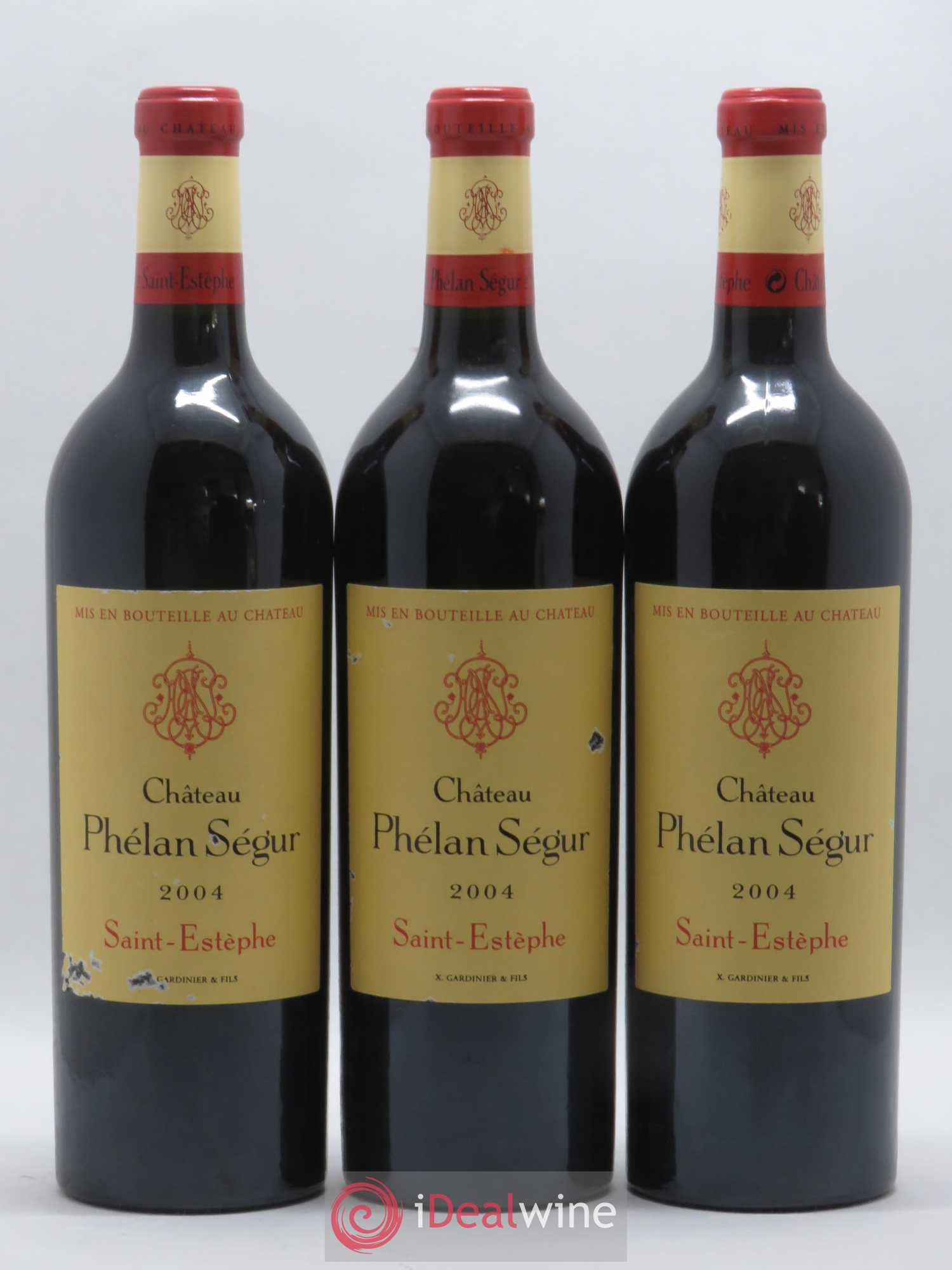 Château Phélan Ségur 2004 - Lot de 6 bouteilles - 1