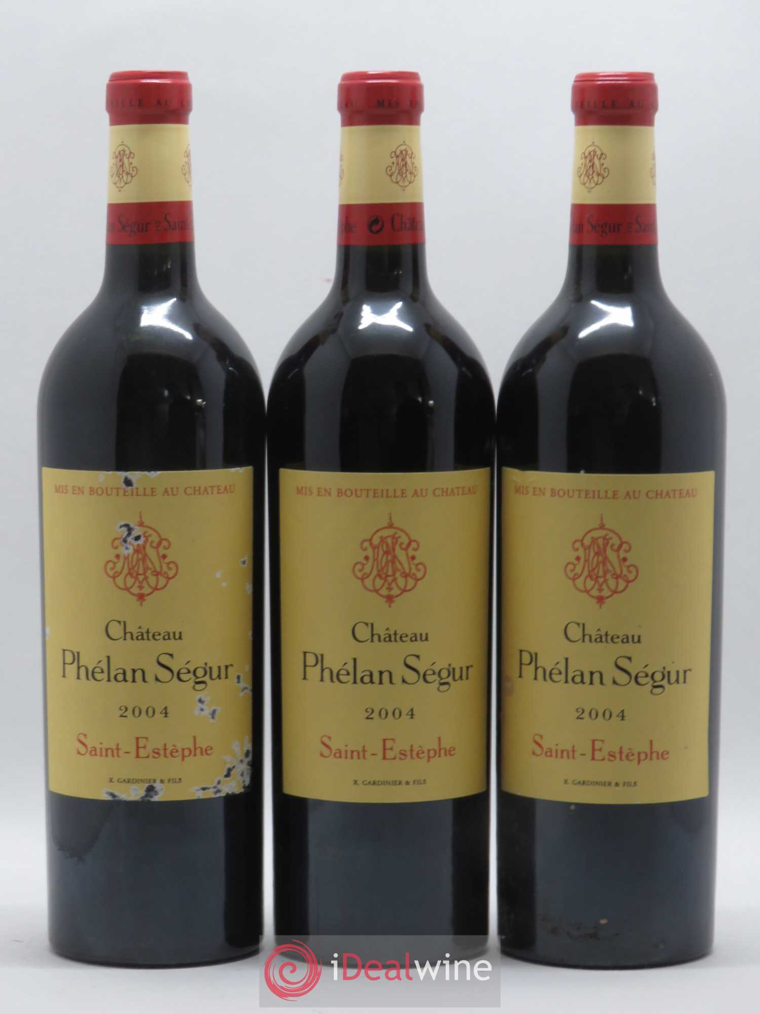 Château Phélan Ségur 2004 - Lot de 6 bouteilles - 2
