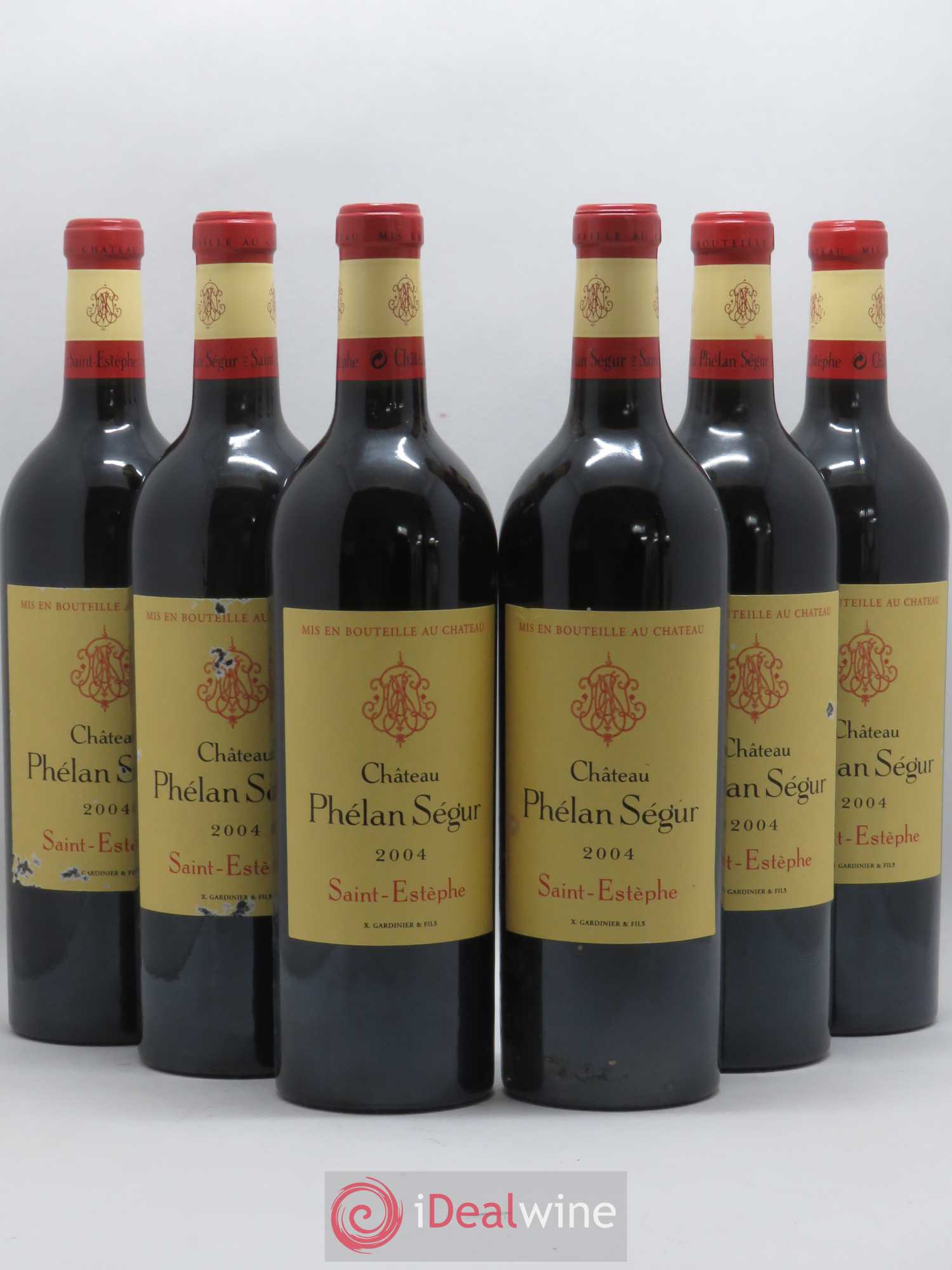 Château Phélan Ségur 2004 - Lot de 6 bouteilles - 0