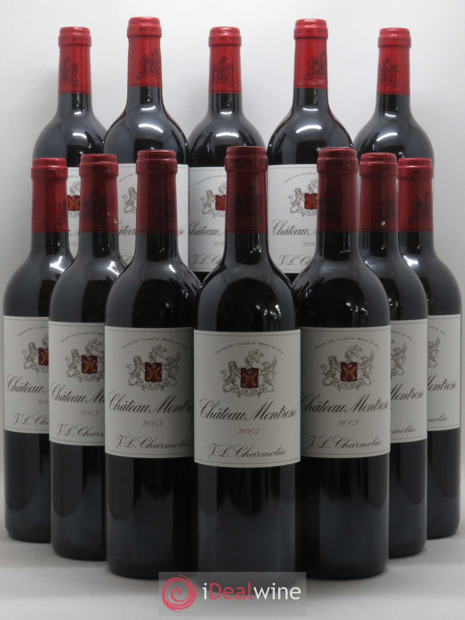 Château Montrose 2ème Grand Cru Classé 2003 - Lot de 12 bouteilles - 0