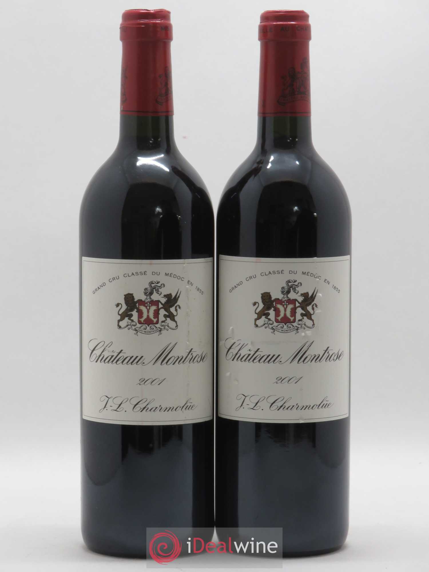 Château Montrose 2ème Grand Cru Classé 2001 - Lot de 2 bouteilles - 0