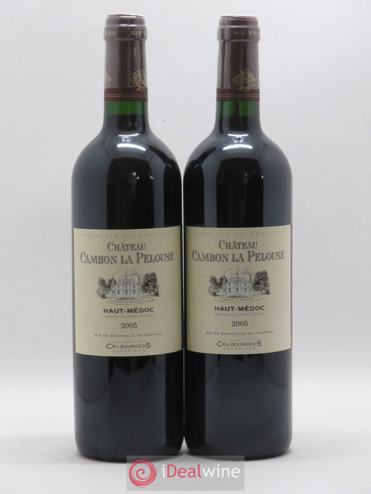 Château Cambon la Pelouse Cru Bourgeois 2005 - Lot de 2 bouteilles - 0