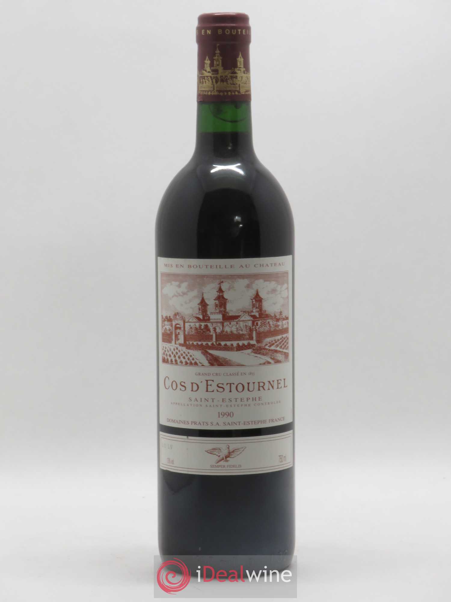 Cos d'Estournel 2ème Grand Cru Classé 1990 - Lot de 1 bouteille - 0