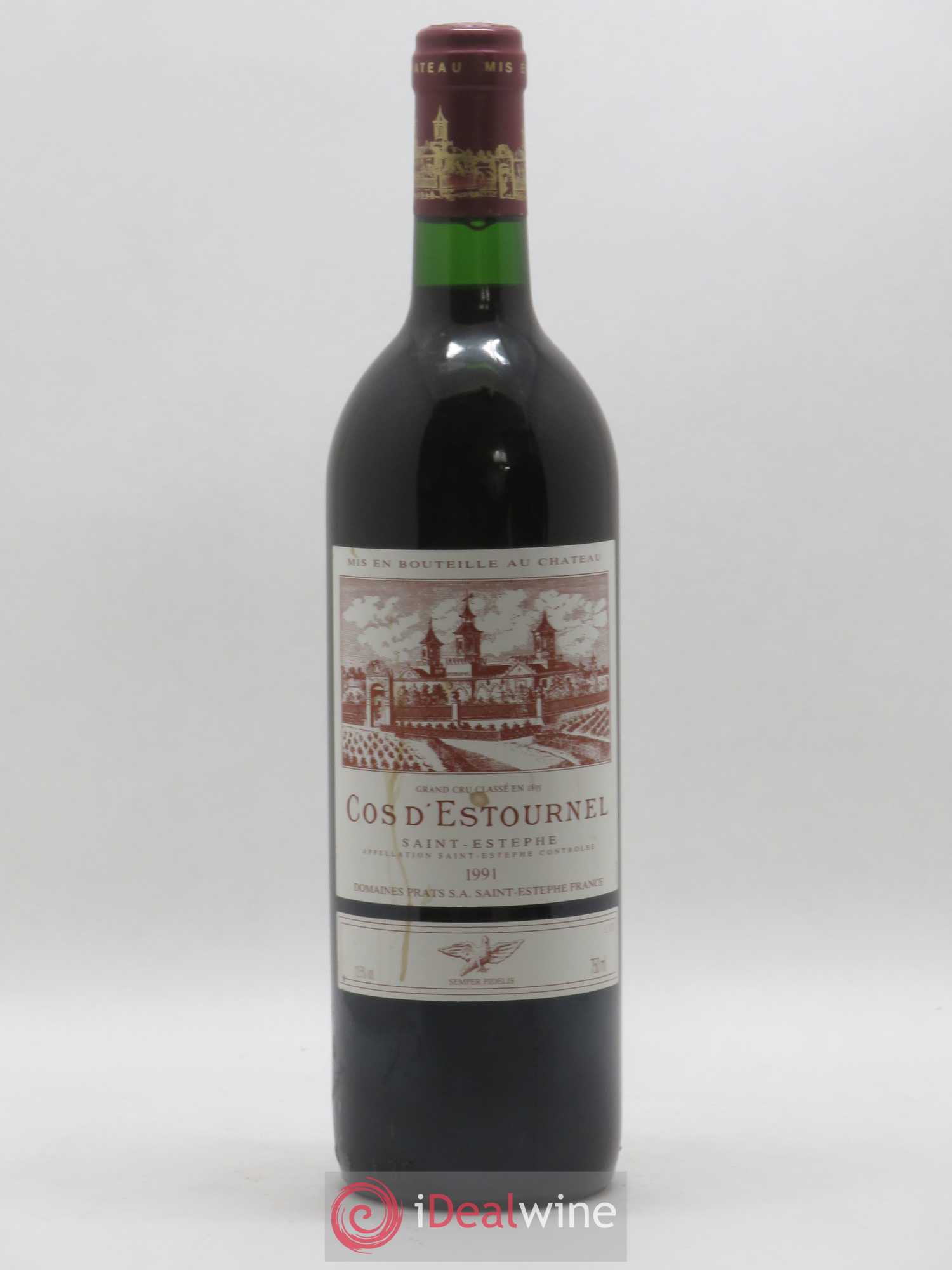 Cos d'Estournel 2ème Grand Cru Classé 1991 - Lot de 1 bouteille - 0